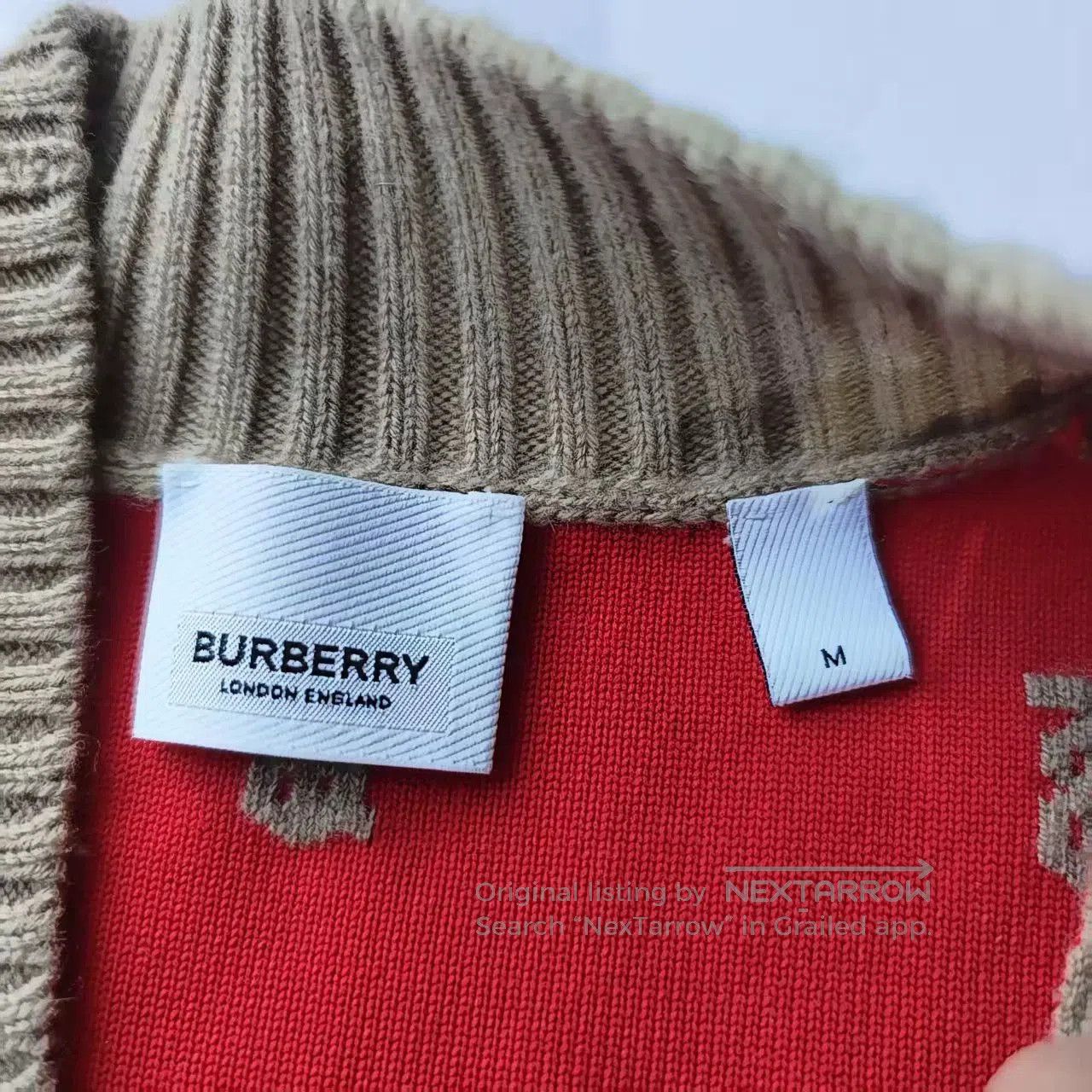 Burberry burberry tb printed wool cardigan for men. Size US M / EU 48-50 / 2 - 4 Thumbnail