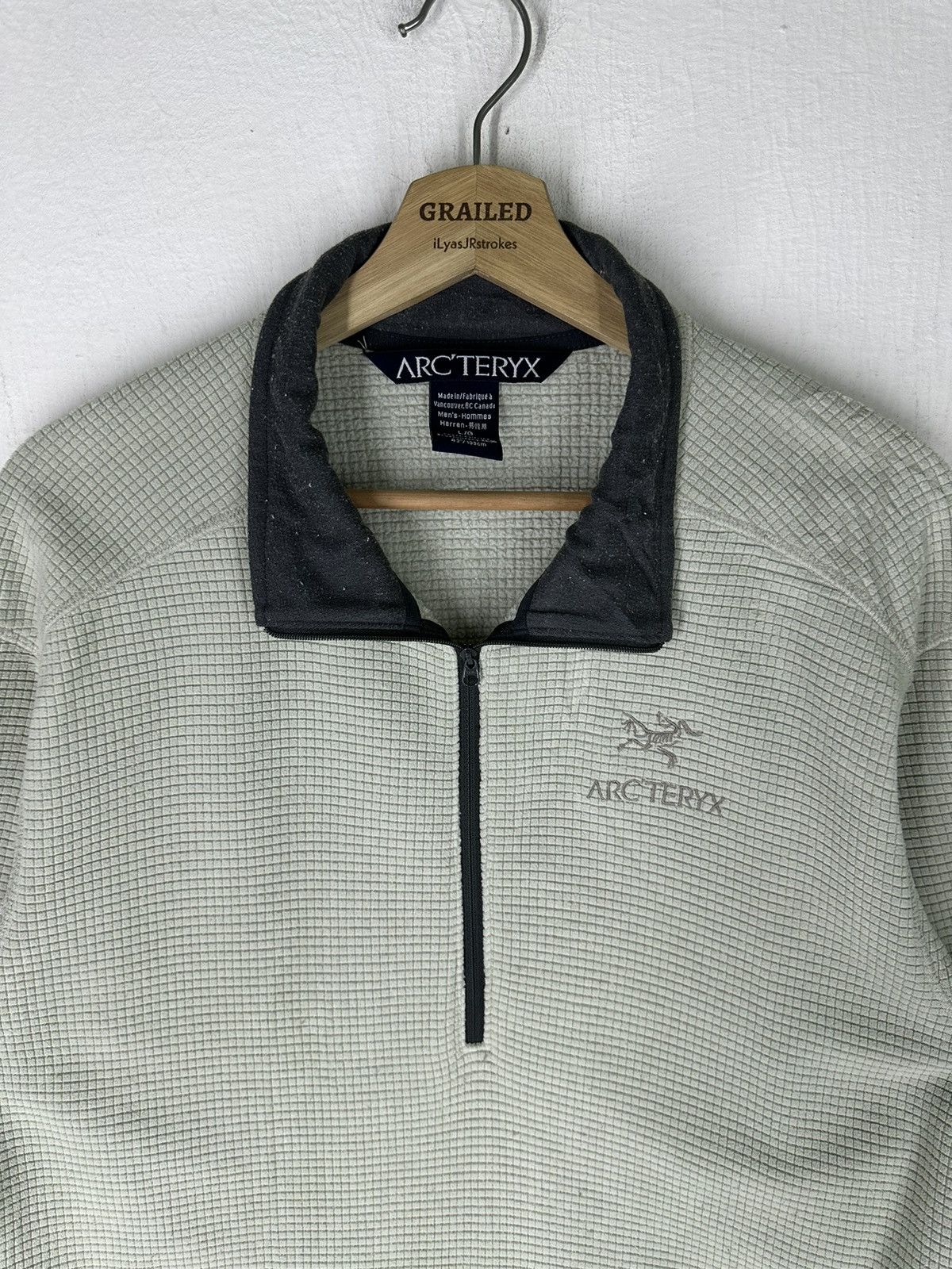 Arc'teryx × Polartec Arc’Teryx Polartec Half Zipper Light Grey Size US L / EU 52-54 / 3 - 3 Thumbnail