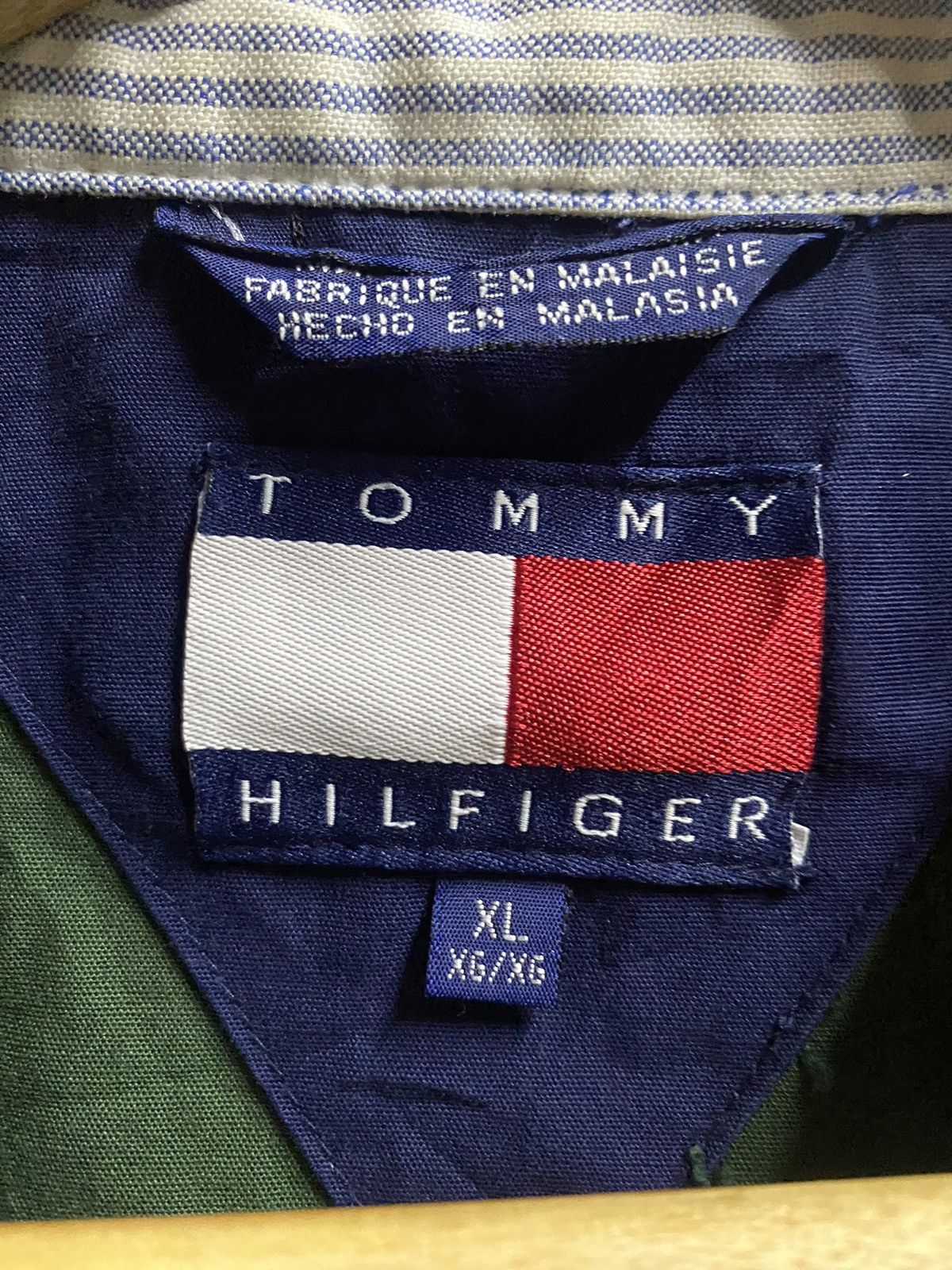 Tommy Hilfiger × Vintage Vintage 90s Tommy Hilfiger Sun Faded Zipper Jacket Size US XL / EU 56 / 4 - 9 Thumbnail