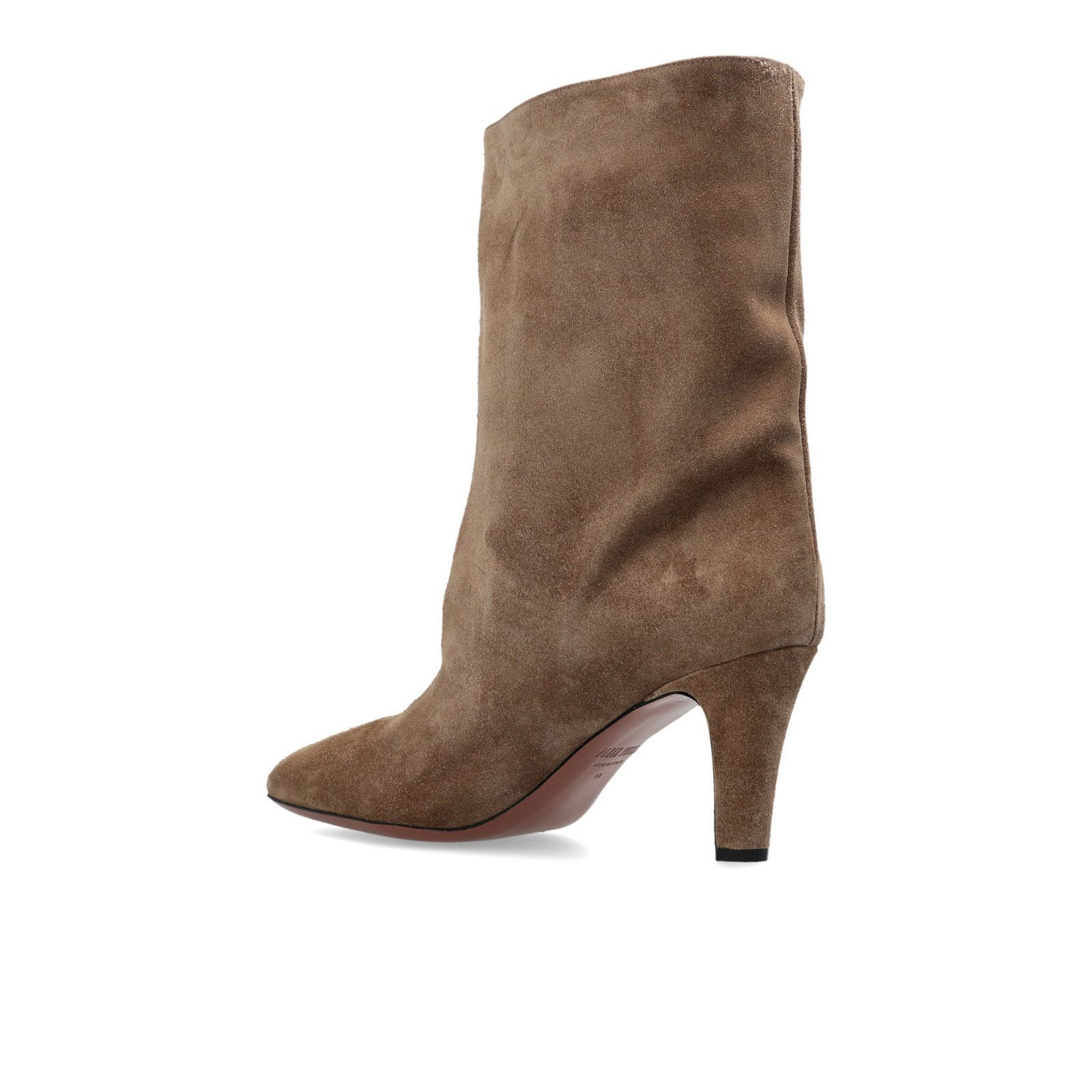 PARIS TEXAS 'Elsa' Beige Heeled Ankle Boots New And Authenti