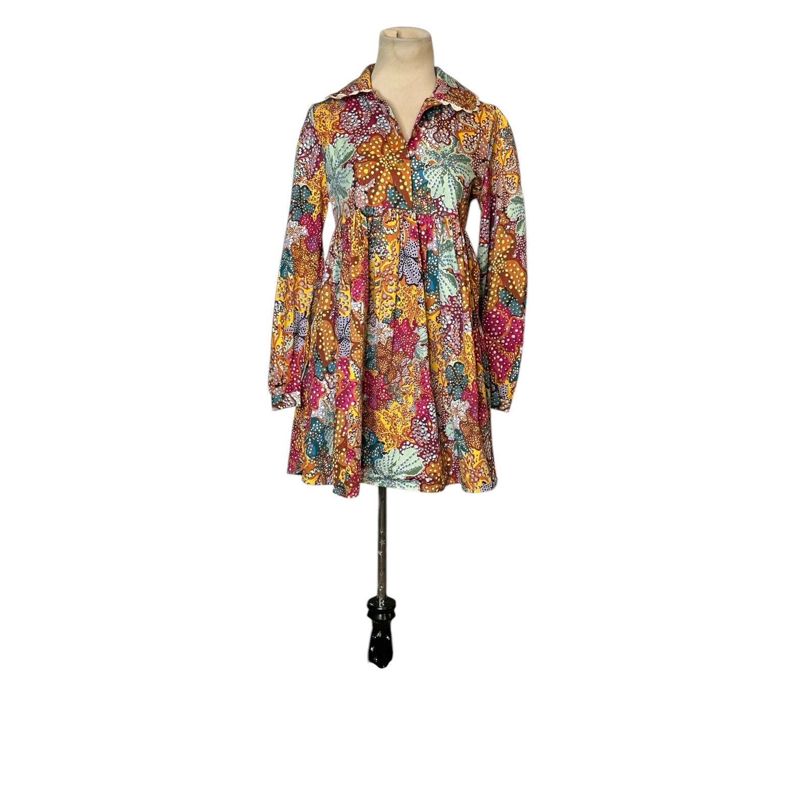 Other Kika Vargas Colorful Floral Babydoll Mini Dress size XXS Size XXS / US 00 / IT 34 - 9 Thumbnail