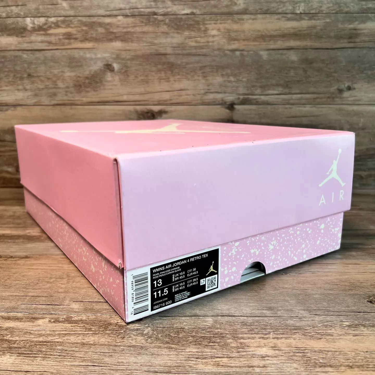 Nike Air Jordan 4 Denim Pink Iced Carmine 45.5 99 New Size US 12.5 / EU 45-46 - 7 Thumbnail