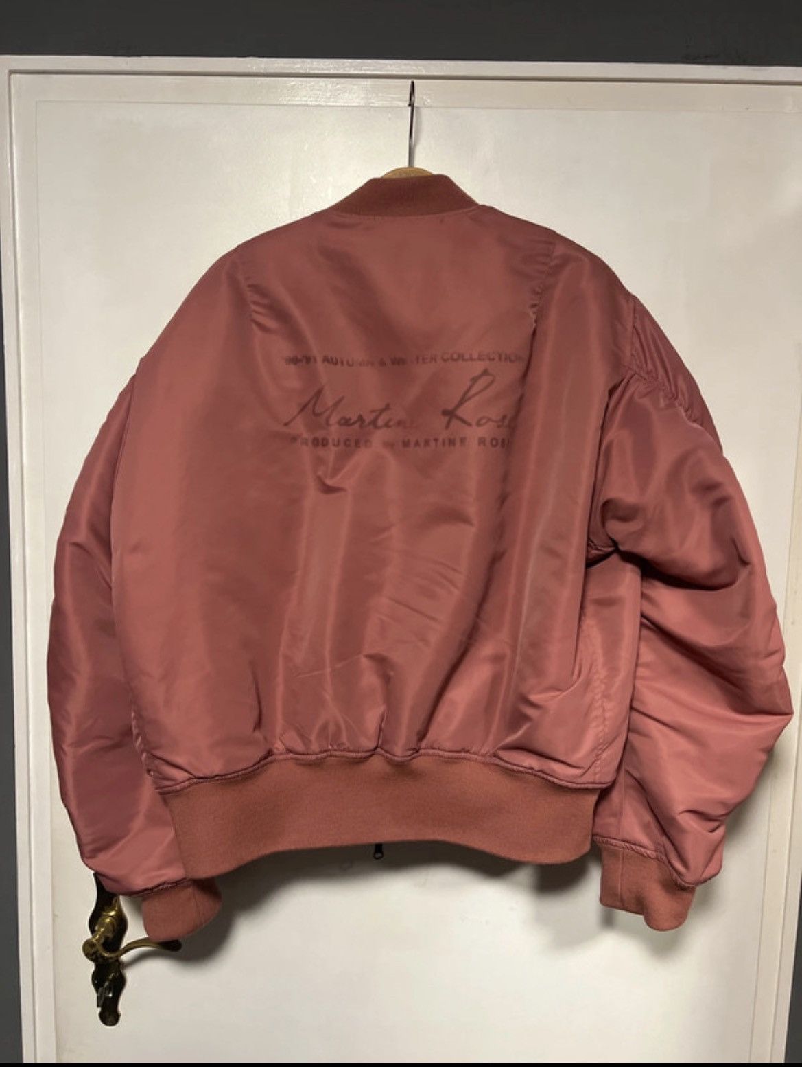 Martine Rose Martine Rose Bomber Jacket Pink XL Size US XL / EU 56 / 4 - 2 Thumbnail
