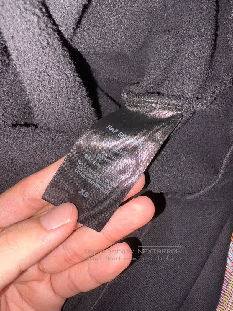 Raf Simons Raf Simons Fleece chain destroys the hoodie Size US XS / EU 42 / 0 - 4 Thumbnail