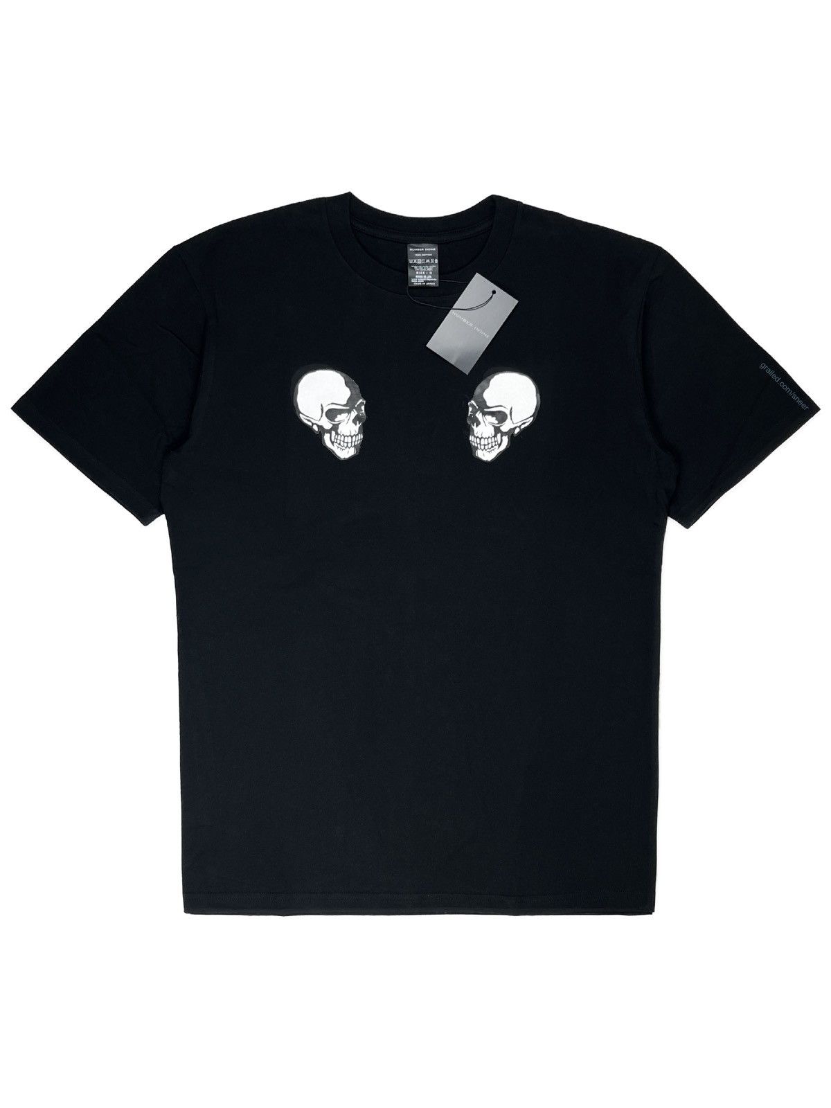 Number (N)ine Number (N)ine The Clash Double Skull Skeleton Tshirt