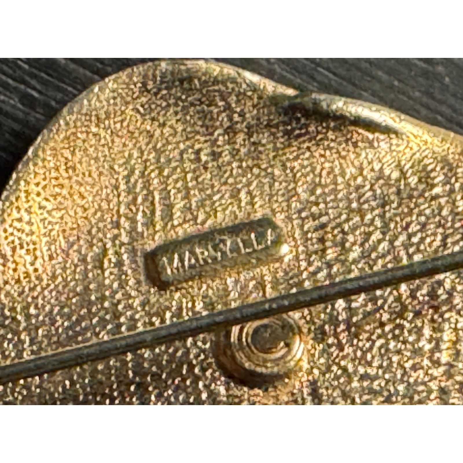 Other Vintage Marvella Gold Tone Brooch Center Pearl Ginkao Leaf Size ONE SIZE - 6 Thumbnail