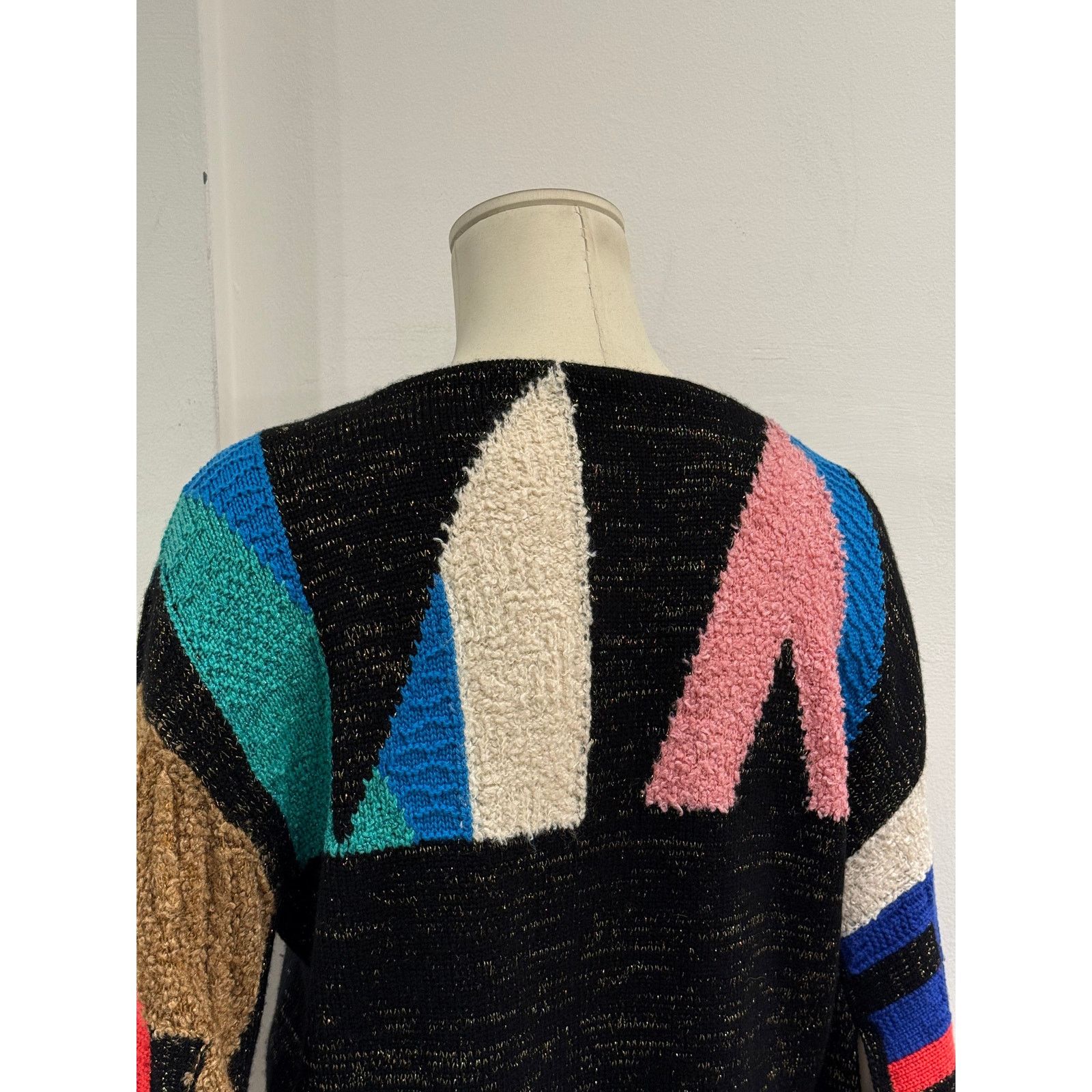 Chanel F/W1994 Chanel geometric color-block intarsia sweater Size S / US 4 / IT 40 - 8 Thumbnail