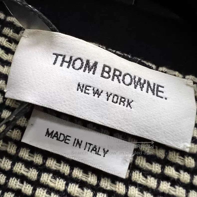 Thom Browne Thom Browne Color block grid knit cardigan Size US XL / EU 56 / 4 - 4 Thumbnail