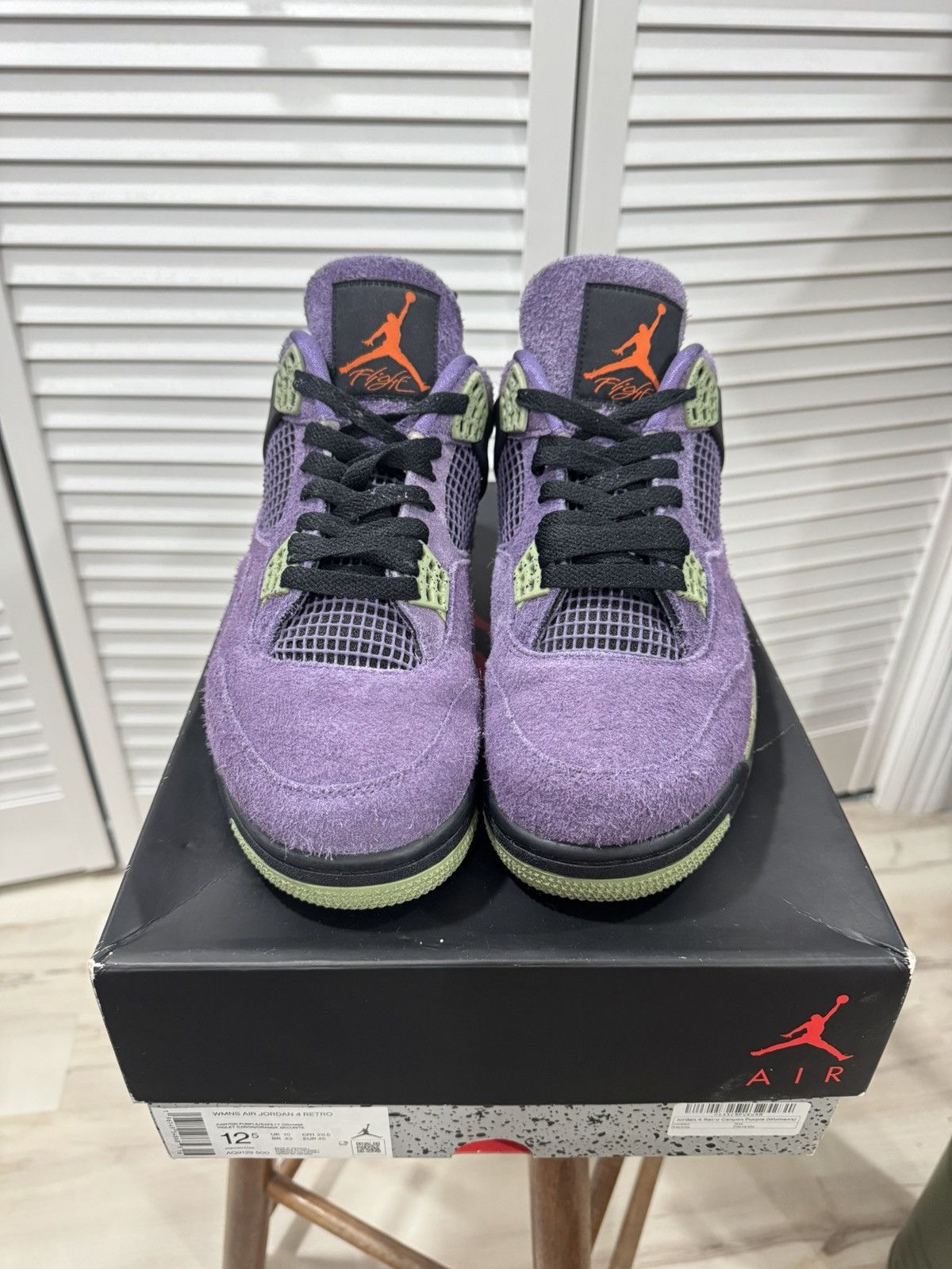 Jordan Brand Jordan 4 Canyon Purple (W) Size US 11 / EU 44 - 1 Thumbnail