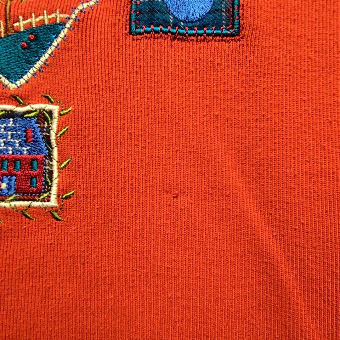Vintage Vintage Alfred Dunner Sweater Cat Red Cat Graphic M 90s Size M / US 6-8 / IT 42-44 - 6 Thumbnail