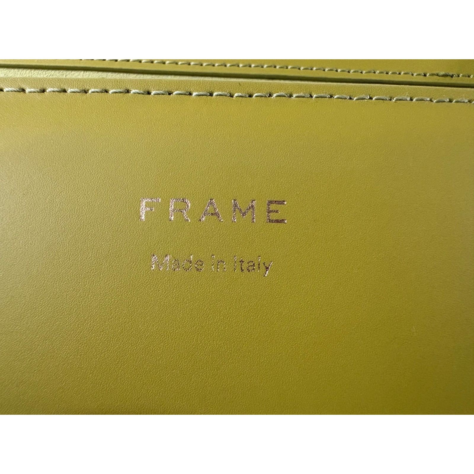 Frame FRAME Le Signature Mini leather crossbody Bag color Chartreu Size ONE SIZE - 9 Thumbnail