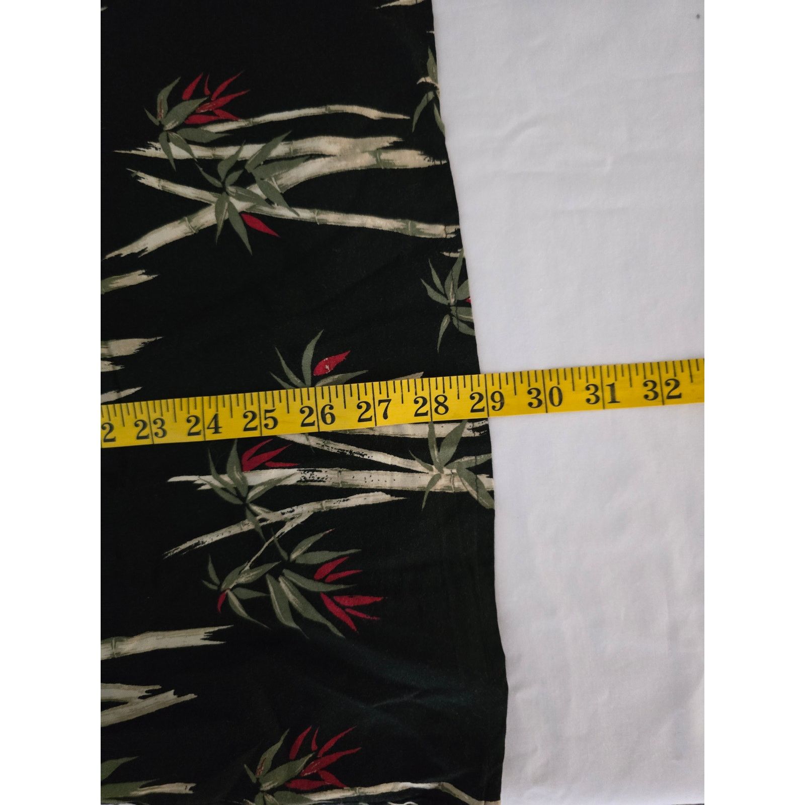 Puritan Puritan Hawaii Shirt Bamboo Print M Black Tropical Button Up Size US L / EU 52-54 / 3 - 8 Thumbnail