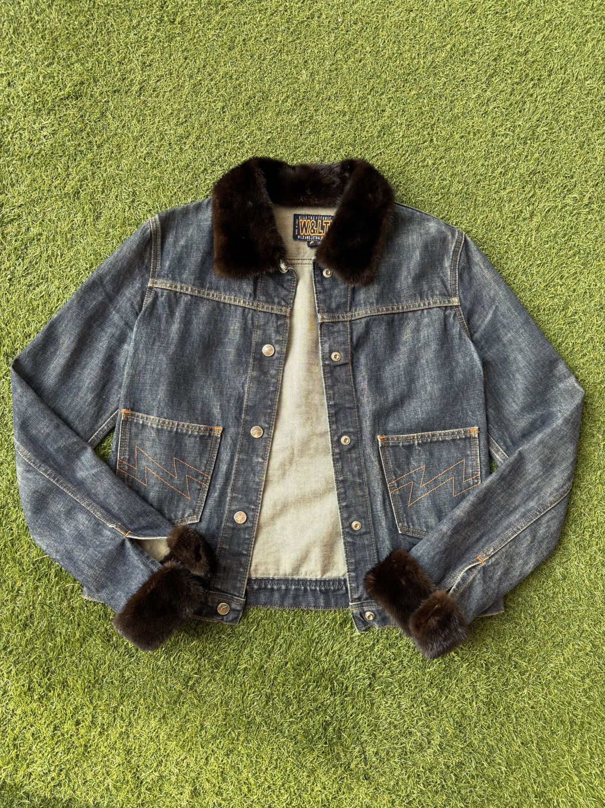 W&LT Walter Van Beirendonck W&LT “Kiss The Future” Denim Jacket Size US M / EU 48-50 / 2 - 2 Thumbnail