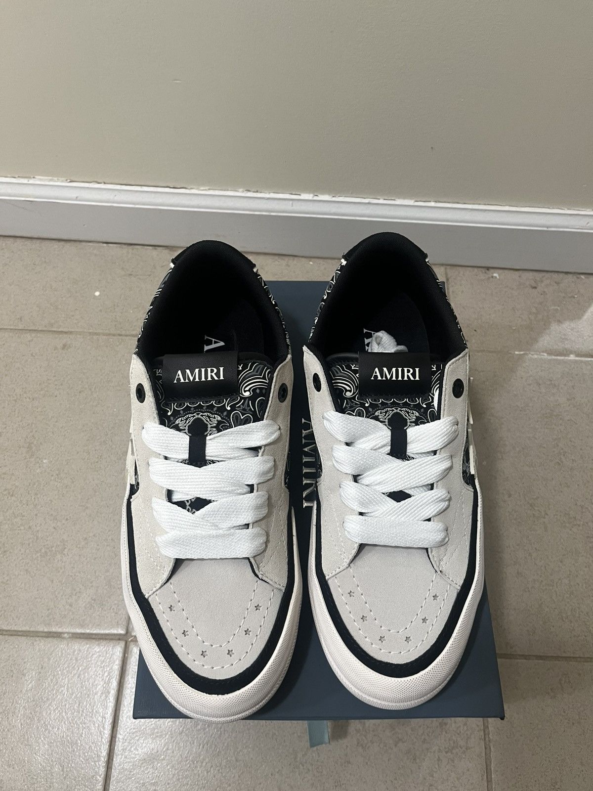 Amiri Amiri Bandana Sunset Skate Sneakers Sz 44(11us) Size US 11 / EU 44 - 3 Thumbnail