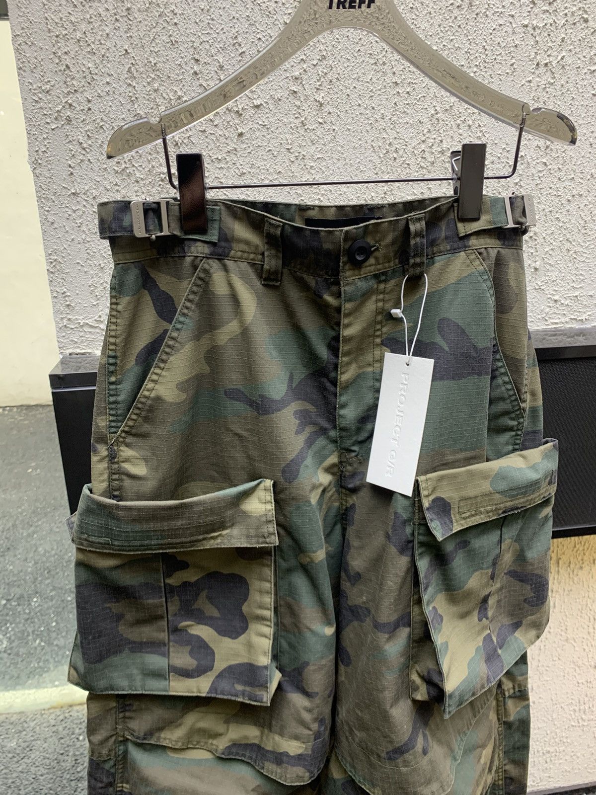 PROJECT GR WASHED CARGO PANTS - CAMO