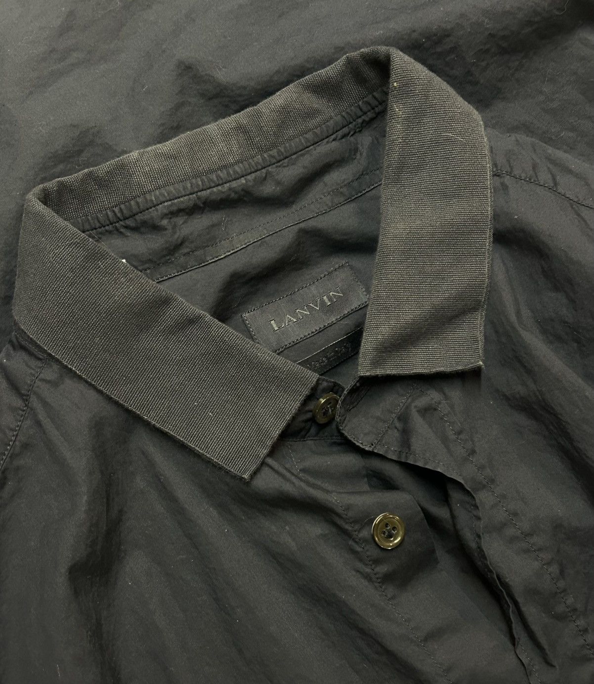 Lanvin Lanvin Navy L/S Button Up | L Size US L / EU 52-54 / 3 - 4 Thumbnail