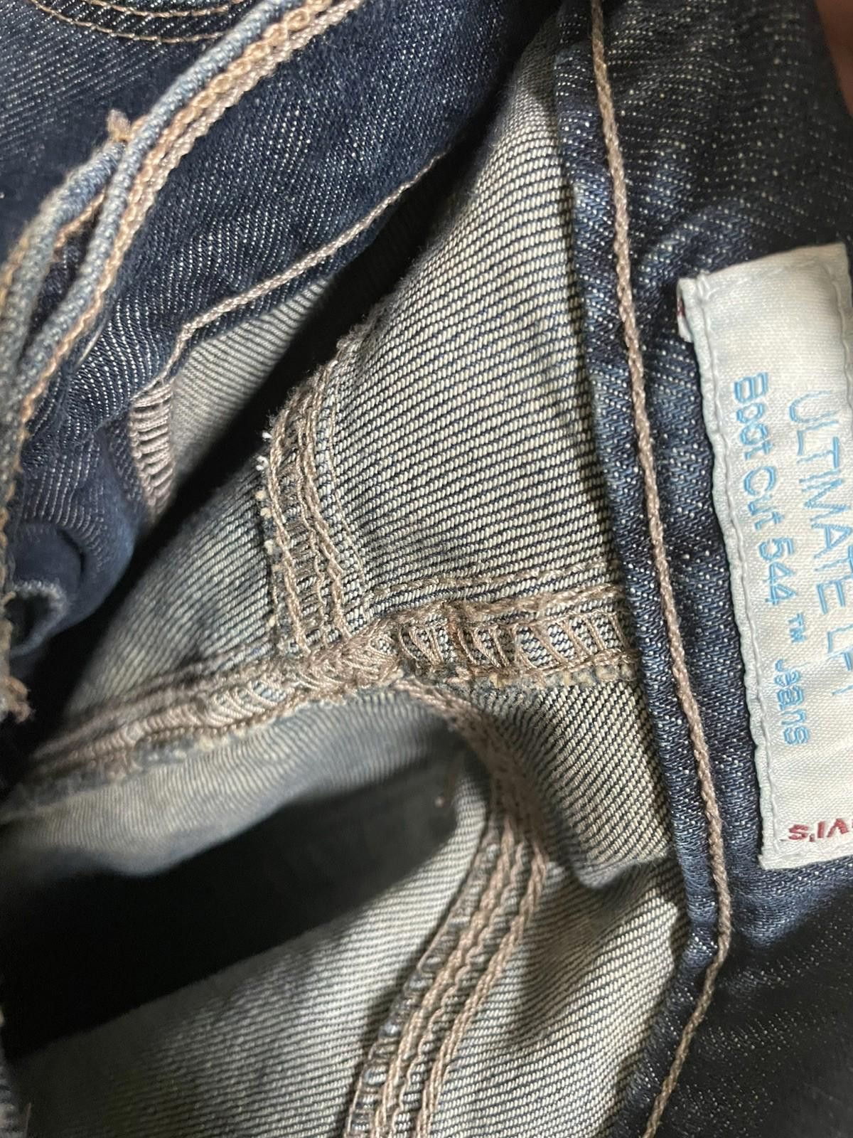 Levi's Levis 544 Ultimate Lift Boot Cut Jeans Size 12P Medium Blue Size 34" / US 12 / IT 48 - 4 Thumbnail