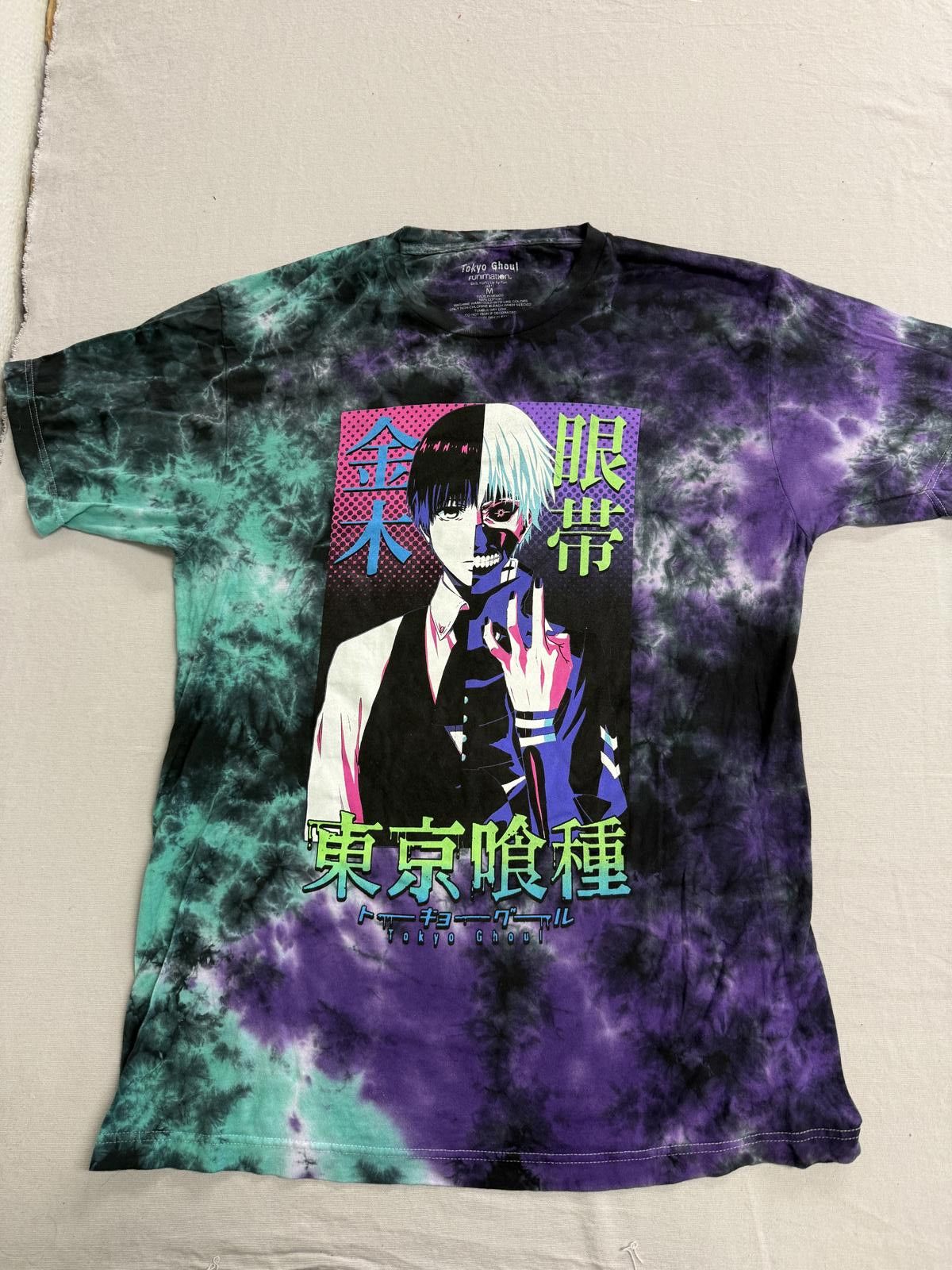 Other Tokyo Ghoul Manga T-shirt Ken Kaneki Polka Dot Kanji Split M Size US M / EU 48-50 / 2 - 1 Thumbnail