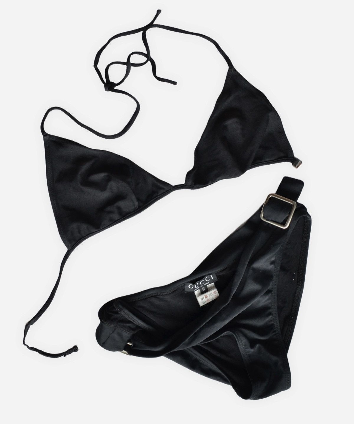 Gucci GUCCI Bikini Bra Swimsuit Vintage Metal Black TOM FORD Size ONE SIZE - 3 Thumbnail