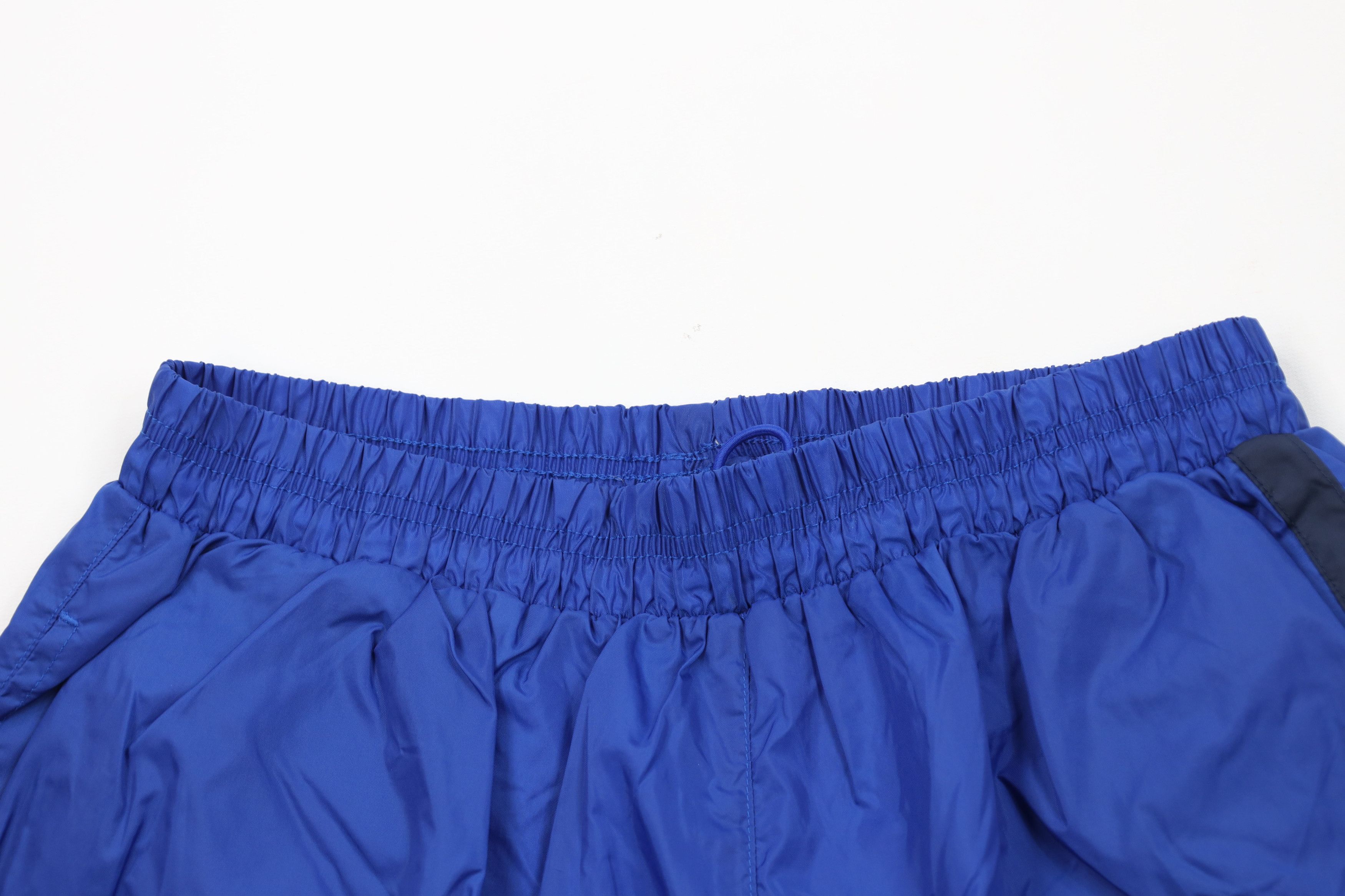 Reebok Vintage 90s Reebok Above Knee Windbreaker Shorts Blue Nylon Size US 34 / EU 50 - 2 Thumbnail
