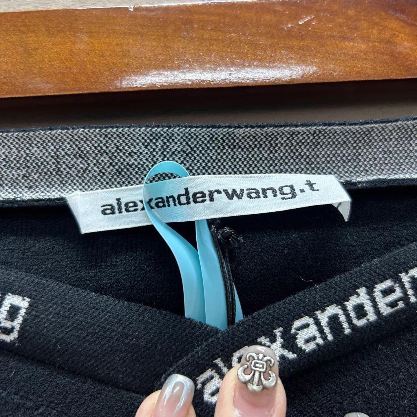 Alexander Wang Alexander Wang BNWT women's Black Knit Mini Skirt XS Size 25" / US 0 / IT 36 - 3 Thumbnail