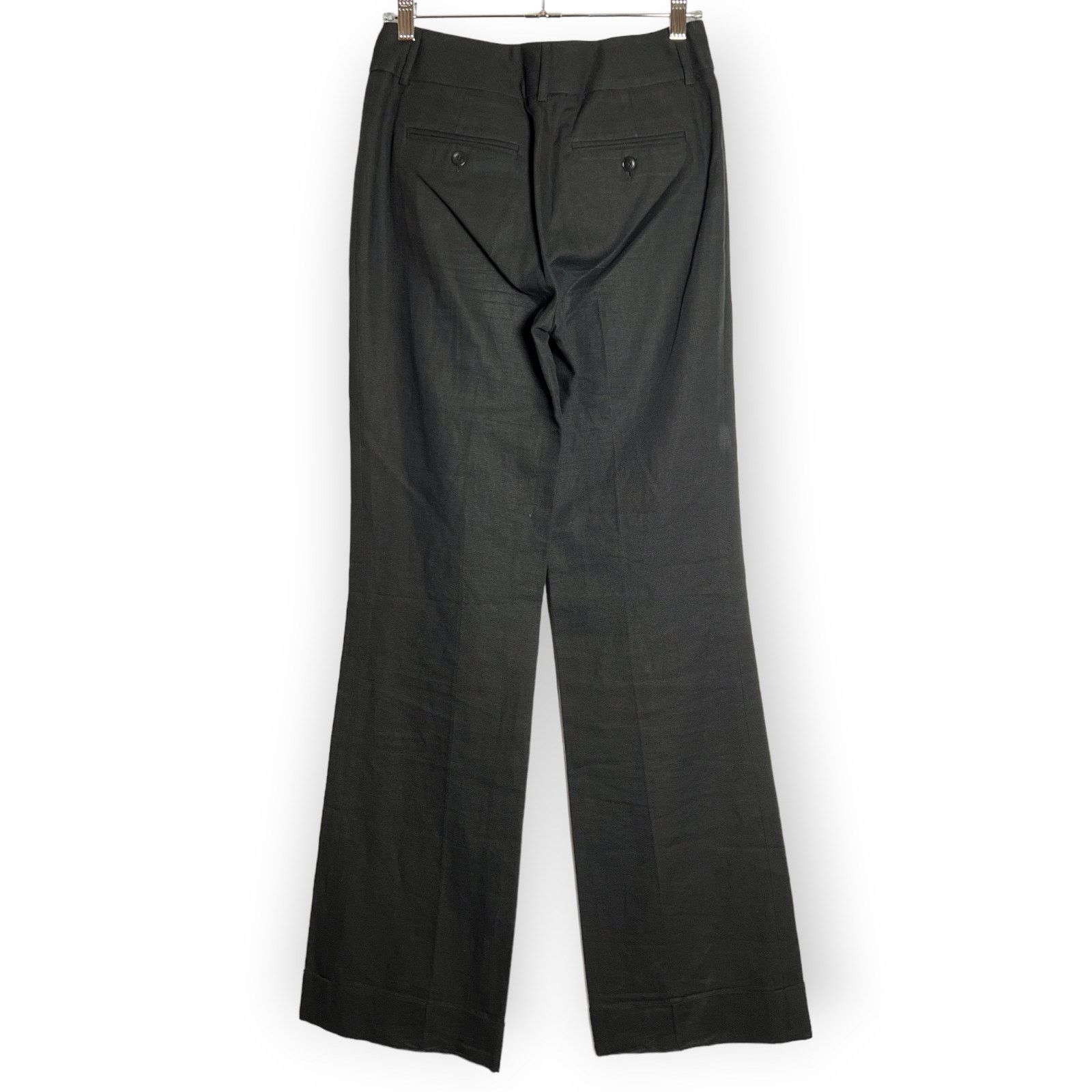 Gerard Darel Gerard Darel Linen Wide Leg High Rise Trousers Black Size S Size 26" / US 2 / IT 38 - 2 Thumbnail