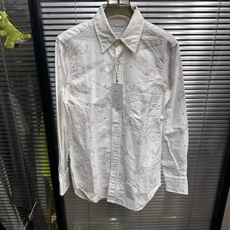 Thom Browne Thom Browne Ship anchor shirt Size US M / EU 48-50 / 2 - 1 Thumbnail