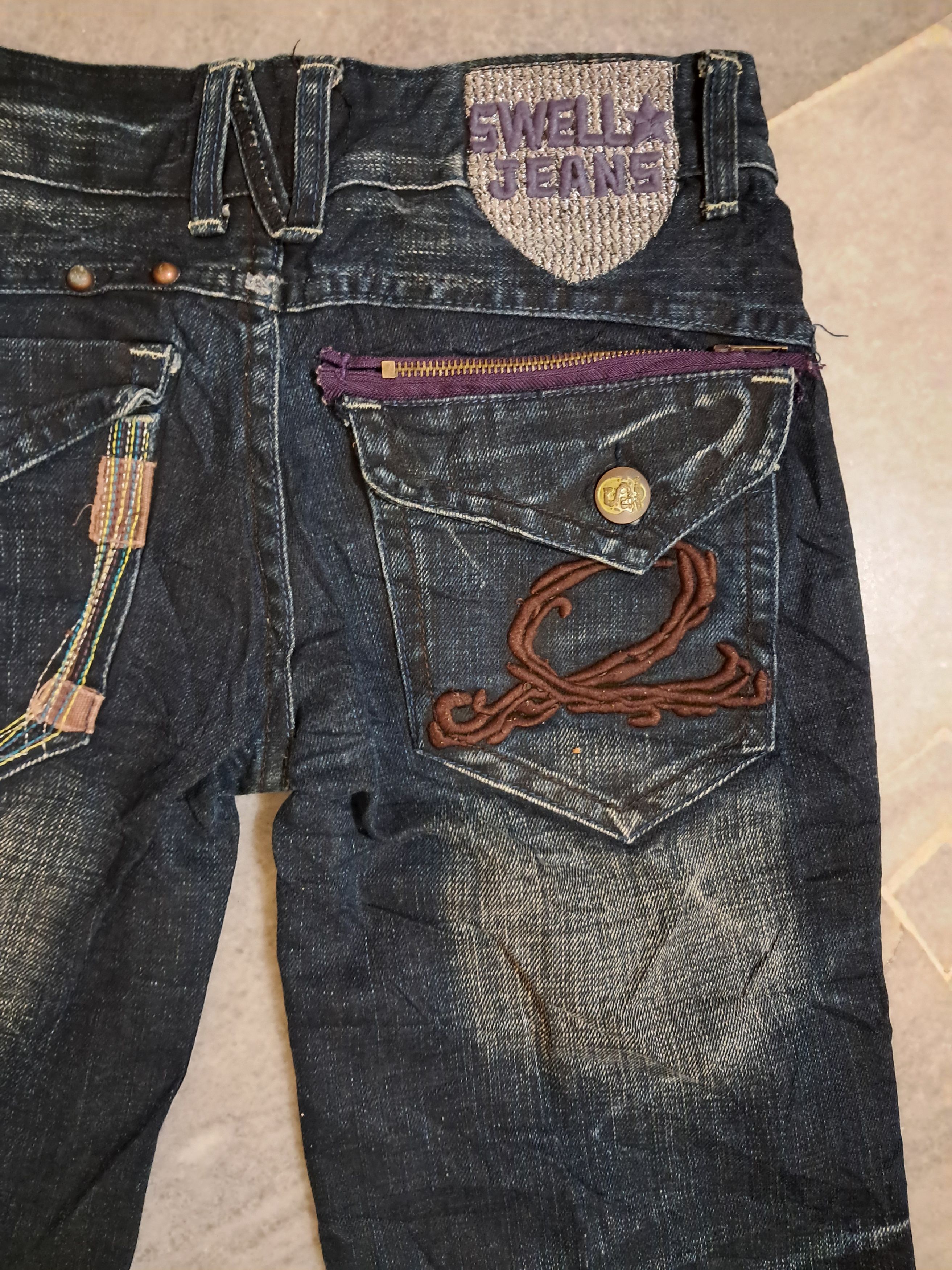 Hysteric Glamour × Japanese Brand × Tornado Mart Super Flare Jeans Japan Lightning Wash Swell Jeans Size US 30 / EU 46 - 14 Thumbnail