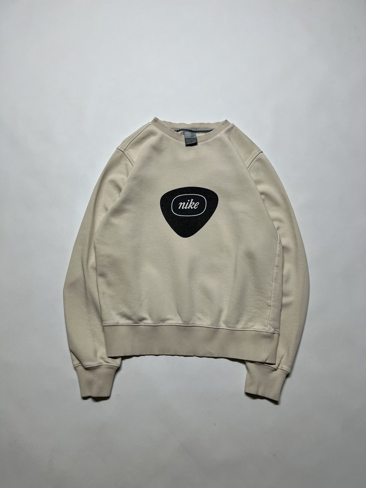 Nike × Vintage Vintage Y2k Nike 💛 Big Logo Crewneck Sweatshirt 00’s Size S / US 4 / IT 40 - 4 Thumbnail