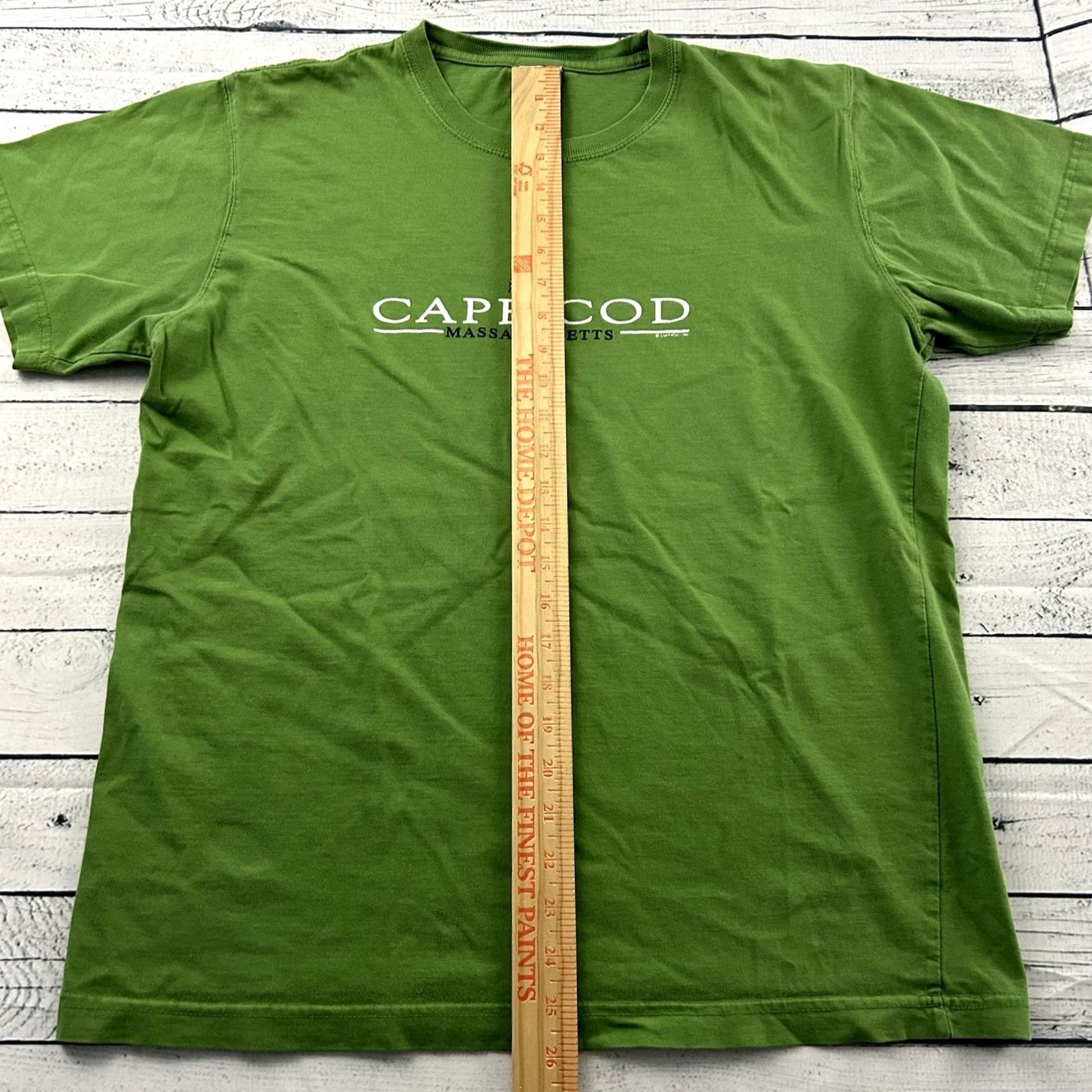 Vintage Cuffy's Cape Cod Massachusetts Short Sleeve T Shirt Men's L Green Shirt Size US L / EU 52-54 / 3 - 3 Thumbnail