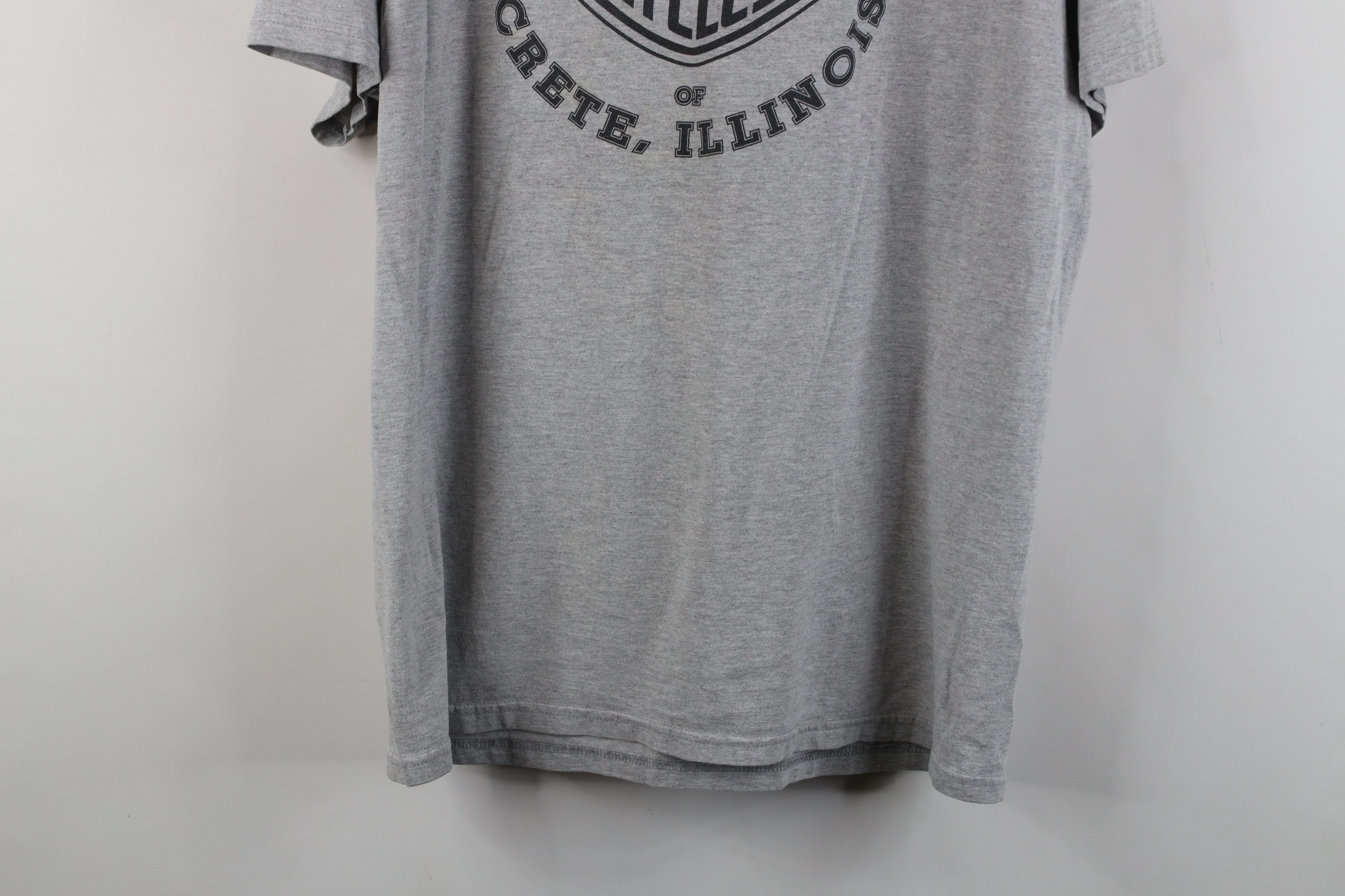 Harley Davidson Vintage Y2K 2005 Harley Davidson Fire Flames T-Shirt Gray Size US L / EU 52-54 / 3 - 14 Thumbnail