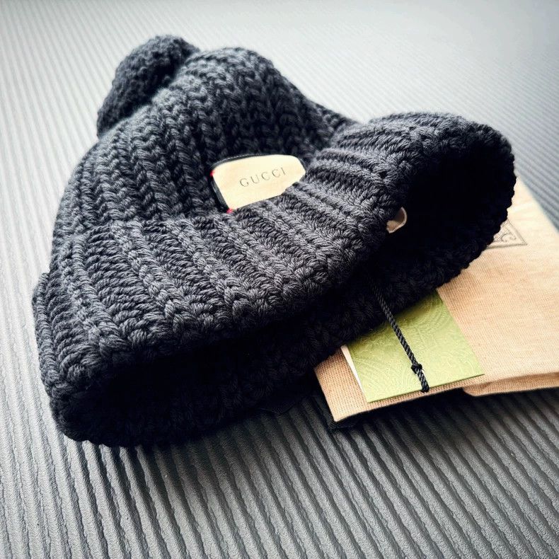 Gucci Gucci SizeM Knitted cold hat Size ONE SIZE - 4 Thumbnail