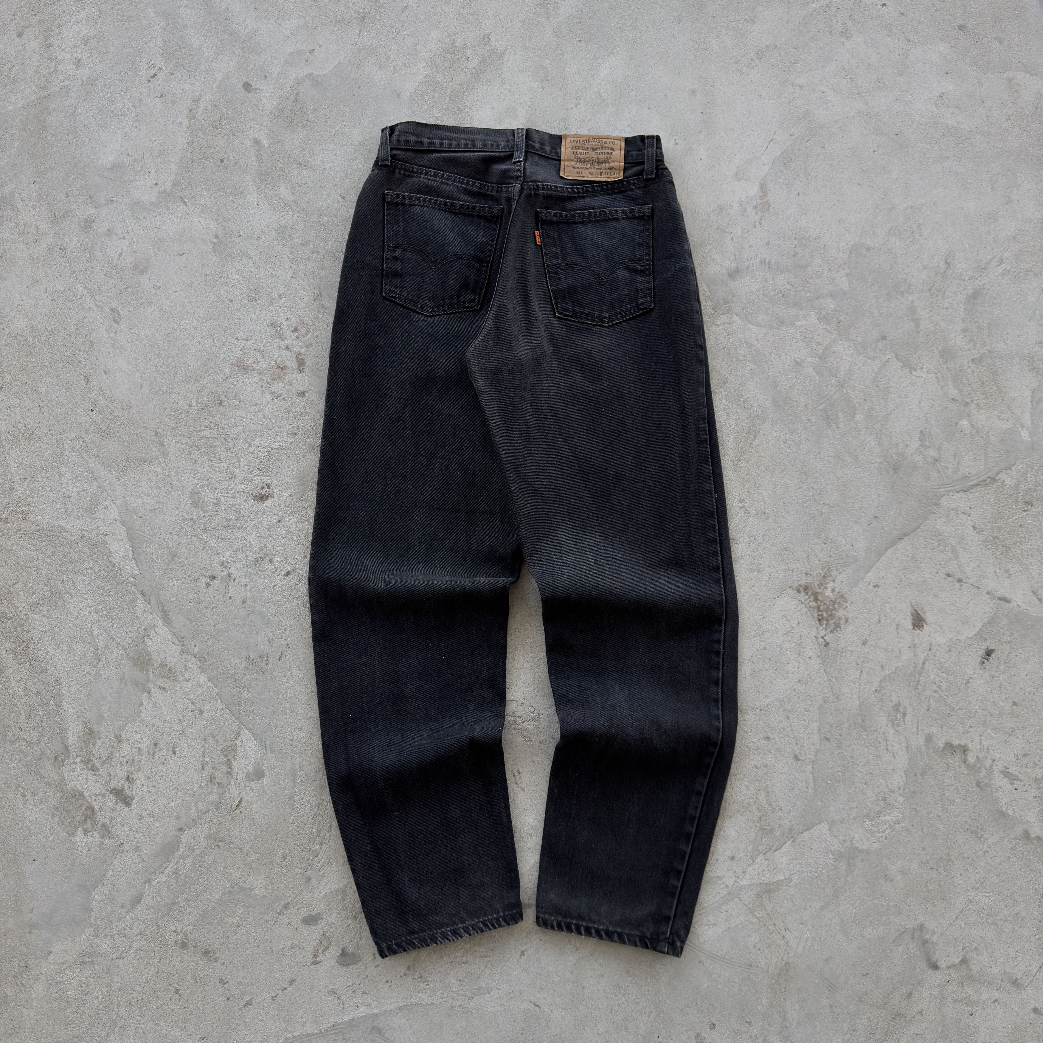 Levi's Vintage Levi’s 626 Orange Tab Black Denim Jeans W32 L32 Size US 32 / EU 48 - 1 Thumbnail