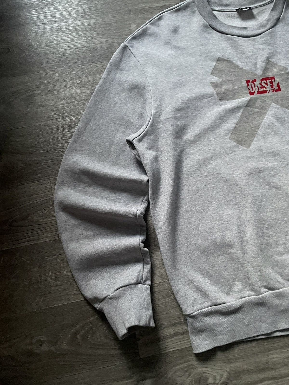 Diesel Diesel S-Bay Gray Sweatshirt Crewneck Size XXL Size US XXL / EU 58 / 5 - 5 Thumbnail