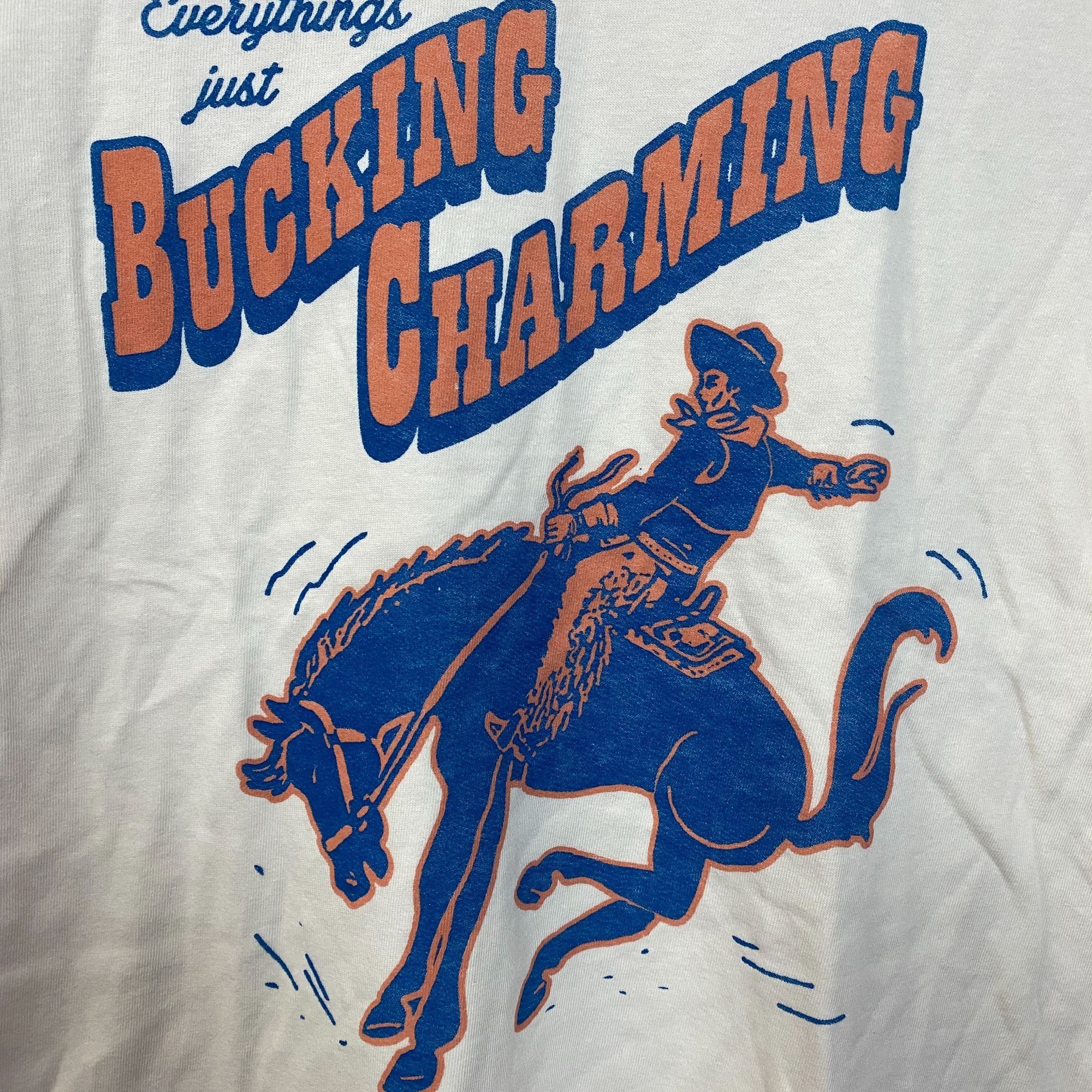 Other Junk Food Clothing Bucking Charming Vintage Style T-Shirt Sm Size US S / EU 44-46 / 1 - 2 Thumbnail