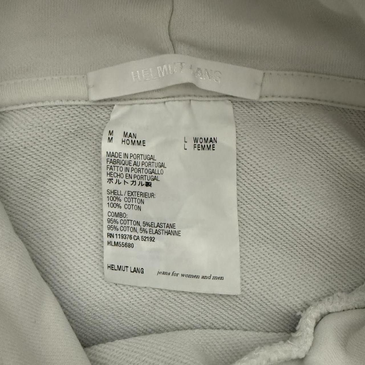 Helmut Lang Helmut Lang HWT lent hoodie chalk white. Men's size Medium. Size US M / EU 48-50 / 2 - 8 Thumbnail