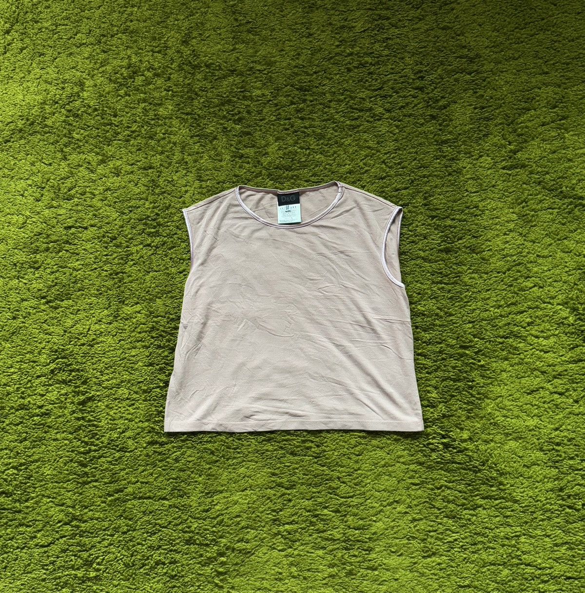 Dolce & Gabbana × Vintage Dolce & Gabbana D&G 2000s archive vintage tank top Y2K Size L / US 10 / IT 46 - 1 Thumbnail