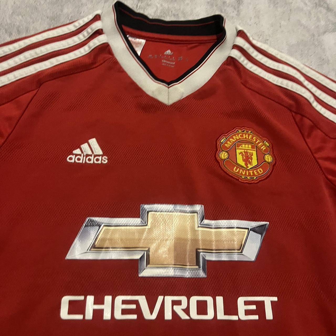Adidas 2015-16 Manchester United Adidas Home Football Size US XS / EU 42 / 0 - 2 Thumbnail