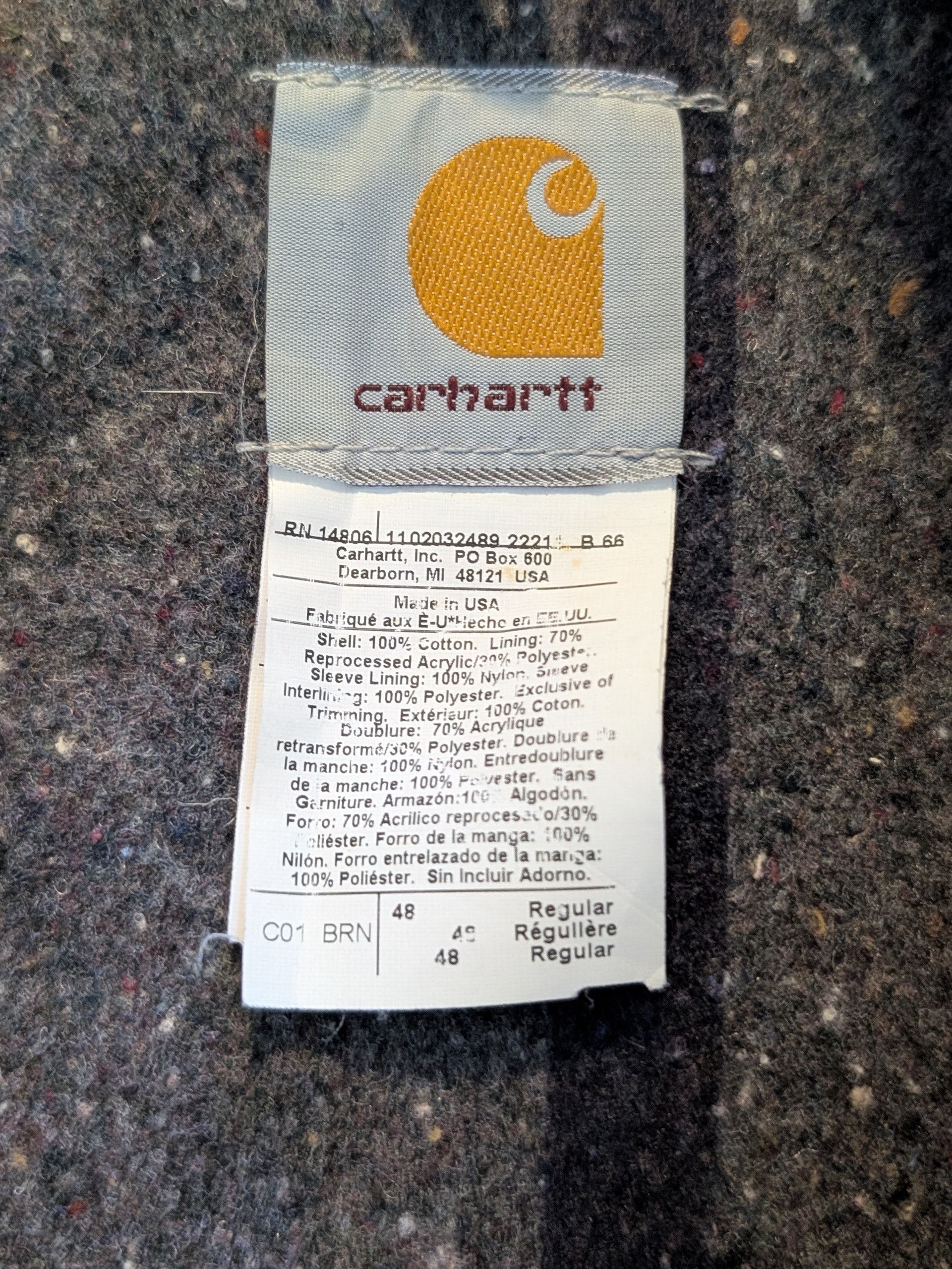 Carhartt Vintage Carhartt Blanket Lined Union Made Chore Coat Sz XXL Size US XXL / EU 58 / 5 - 3 Thumbnail