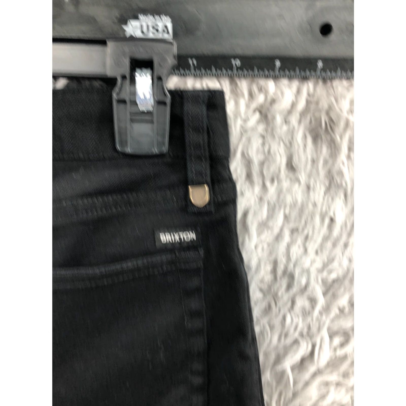 Brixton Brixton Carpenter Jeans Size 28 Womens Dark Wash Black Size 28" / US 6 / IT 42 - 7 Thumbnail
