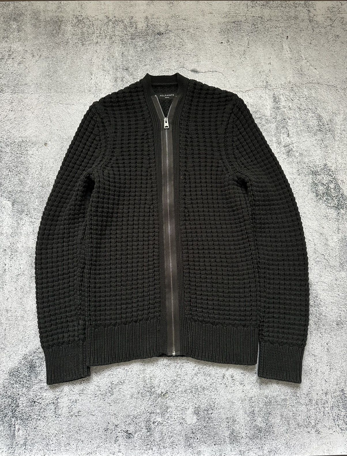 Allsaints Cable Knit Allsaints If Six Was Nine Style Zip Sweater Size US M / EU 48-50 / 2 - 1 Thumbnail
