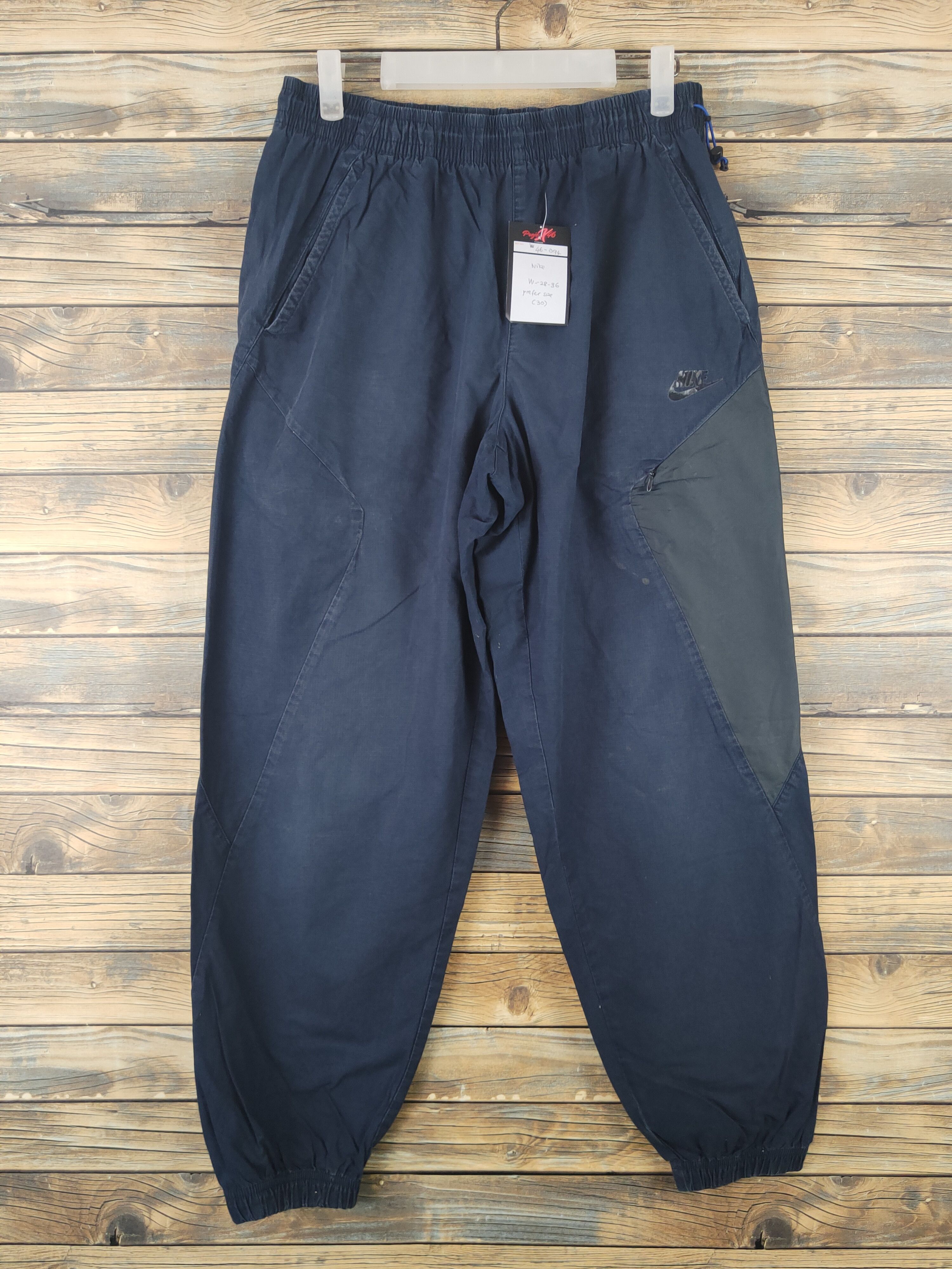 Nike DL Nike Navy Multipocket Joggers #46-094 Size US 28 / EU 44 - 1 Thumbnail