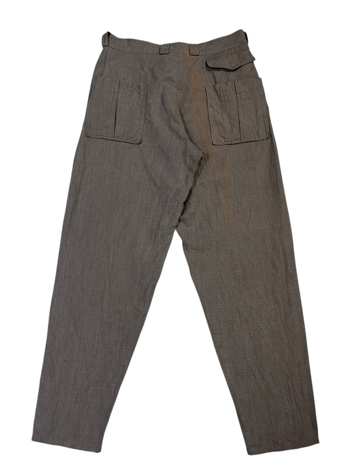 Yohji Yamamoto 💥 Y's For Men Yohji Yamamoto men Linen Cotton Trouser Pant Size US 34 / EU 50 - 3 Thumbnail