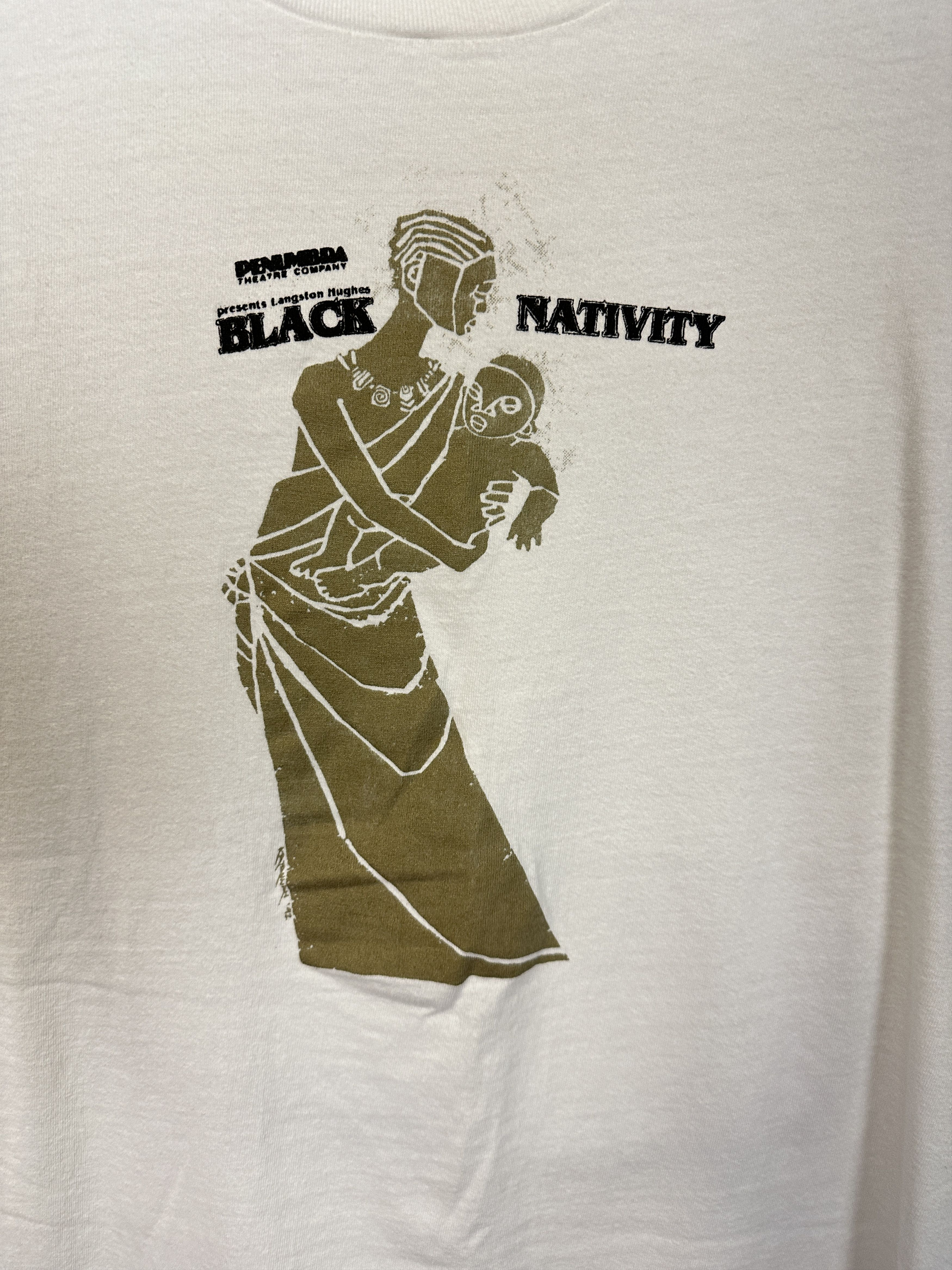 Hanes × LITTLE AFRICA × Vintage Vintage 90s Black African Art Single Stitch T-Shirt Large Size US L / EU 52-54 / 3 - 2 Thumbnail