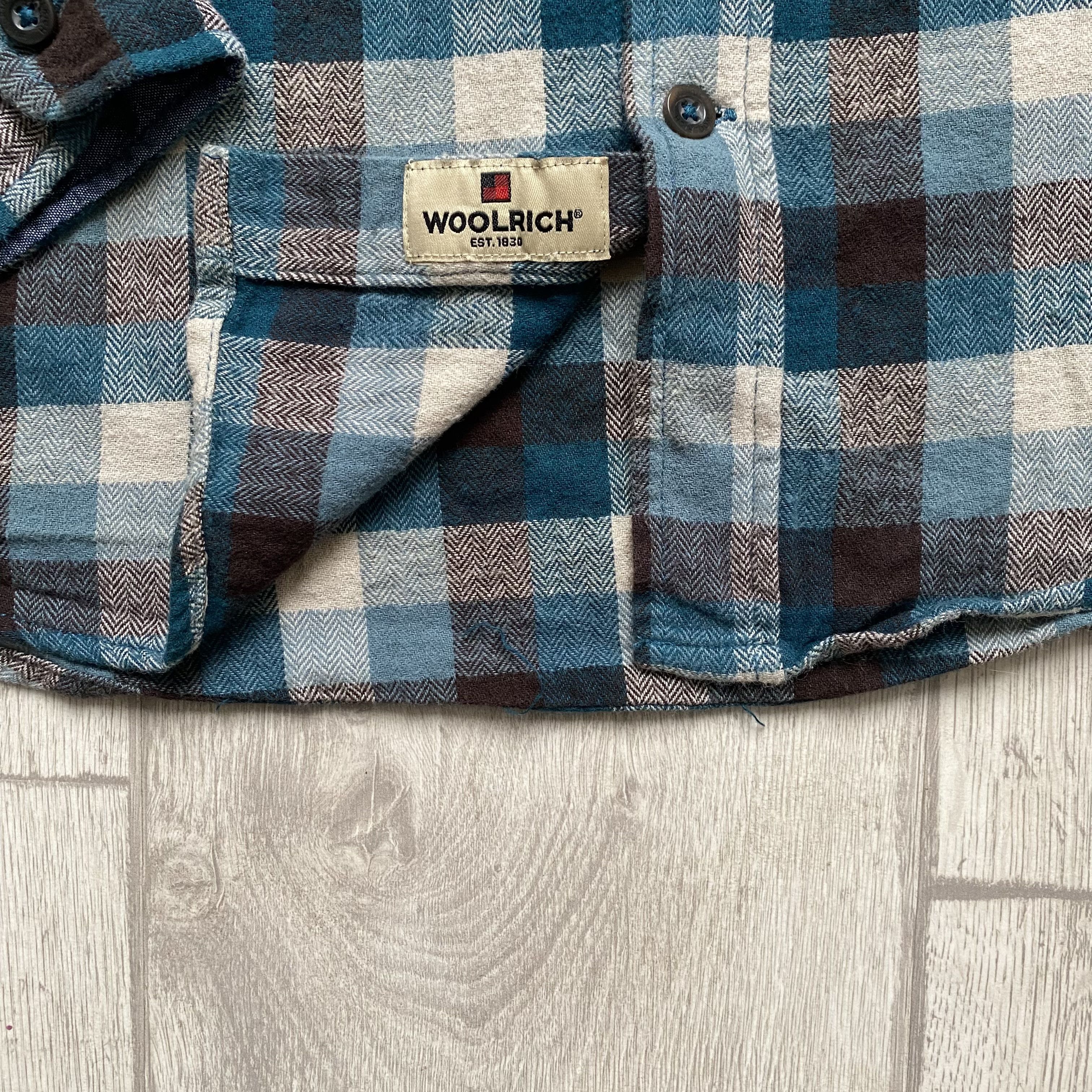 Woolrich Woolen Mills 90s Vintage Woolrich Flannel Plaid Shirt Travis Scott style Size US L / EU 52-54 / 3 - 9 Thumbnail