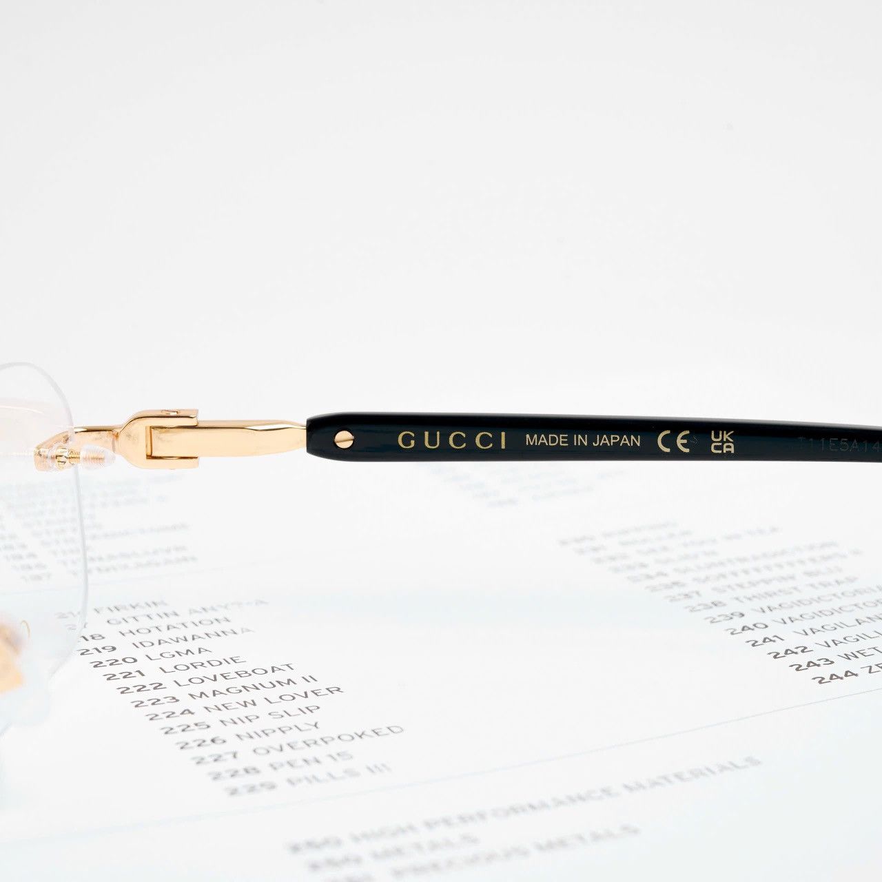 Gucci GUCCI GG1221O 001 GLASSES Size ONE SIZE - 4 Thumbnail