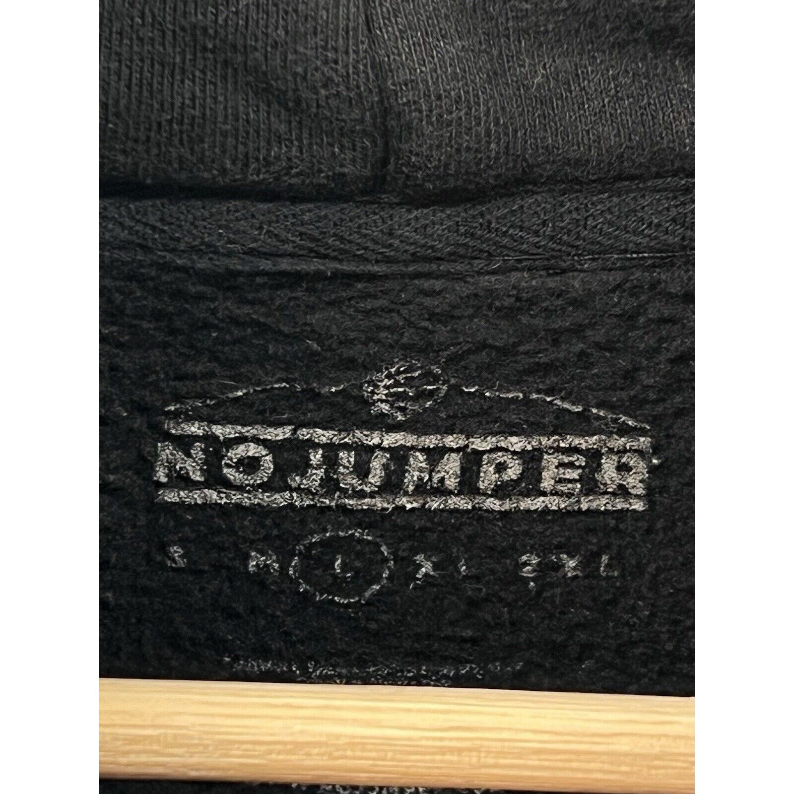 No Jumper No Jumper Hoodie Black Long Sleeve Thick Fleece Pullover Size US L / EU 52-54 / 3 - 3 Thumbnail
