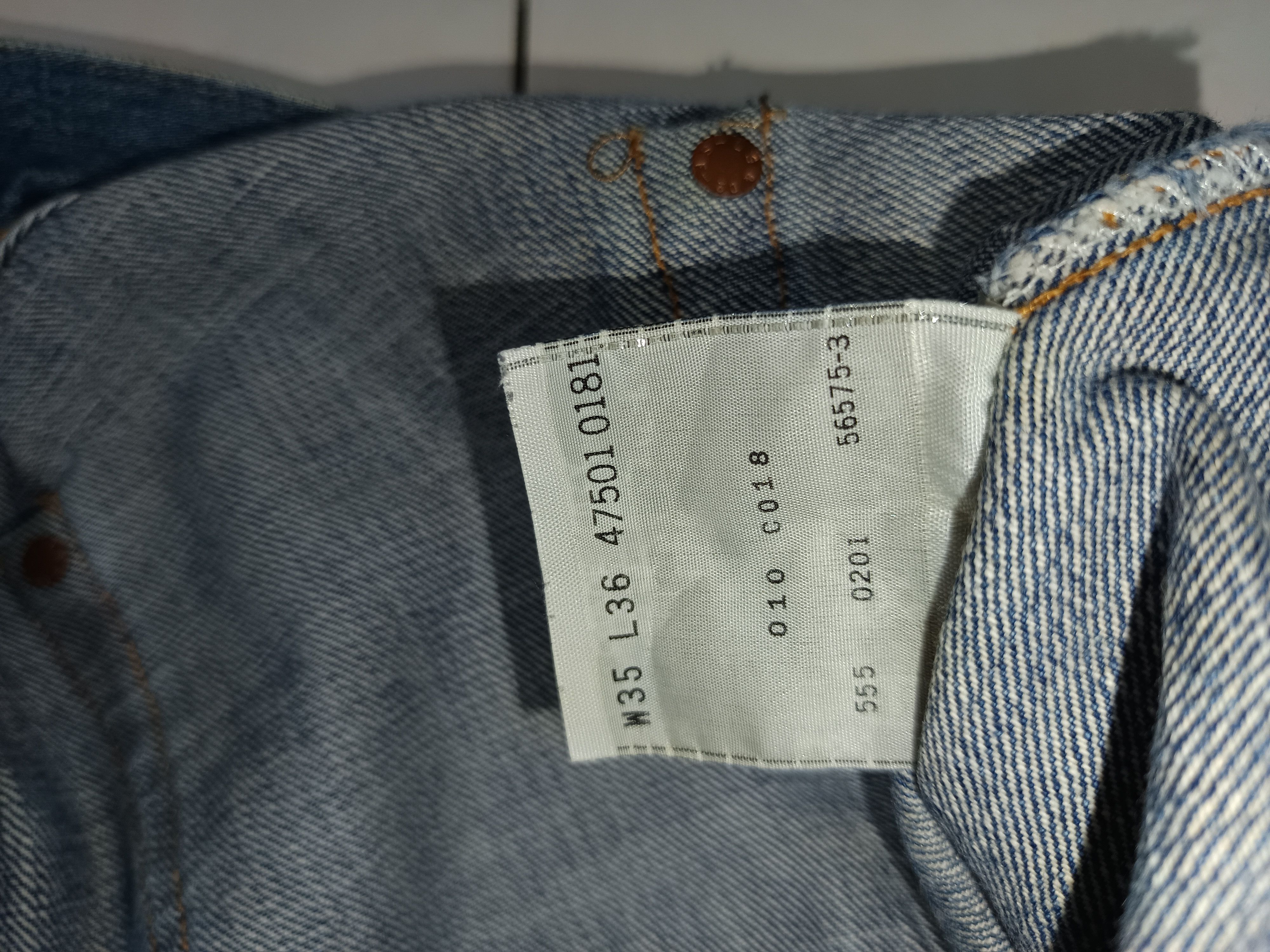 Levi's × Levi's Vintage Clothing Vintage 90s 201 big e selvedge levis Size US 31 - 6 Thumbnail
