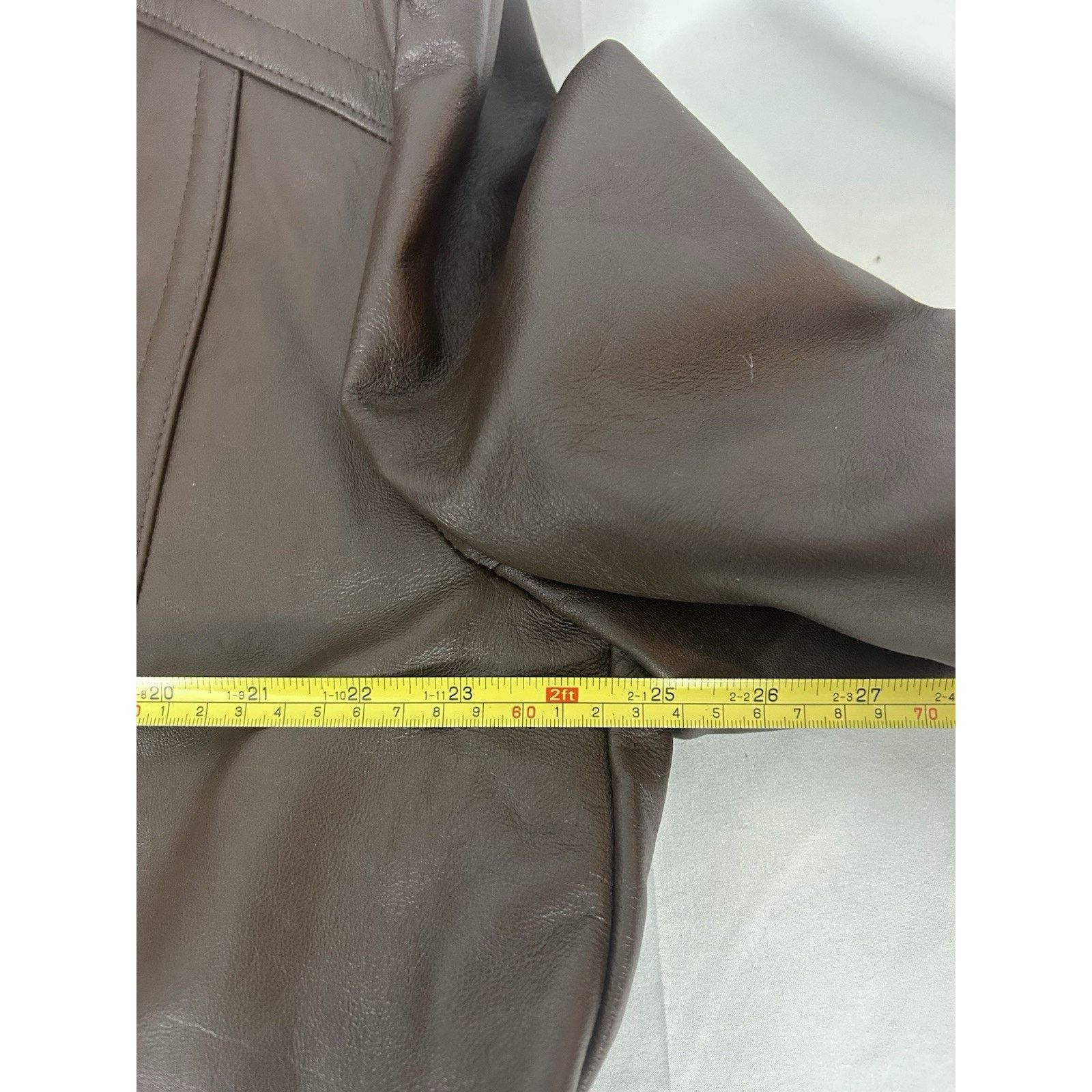 Reed VTG 90s Reed Leather Jacket Brown Overcoat XXL NWT Size US XXL / EU 58 / 5 - 7 Thumbnail