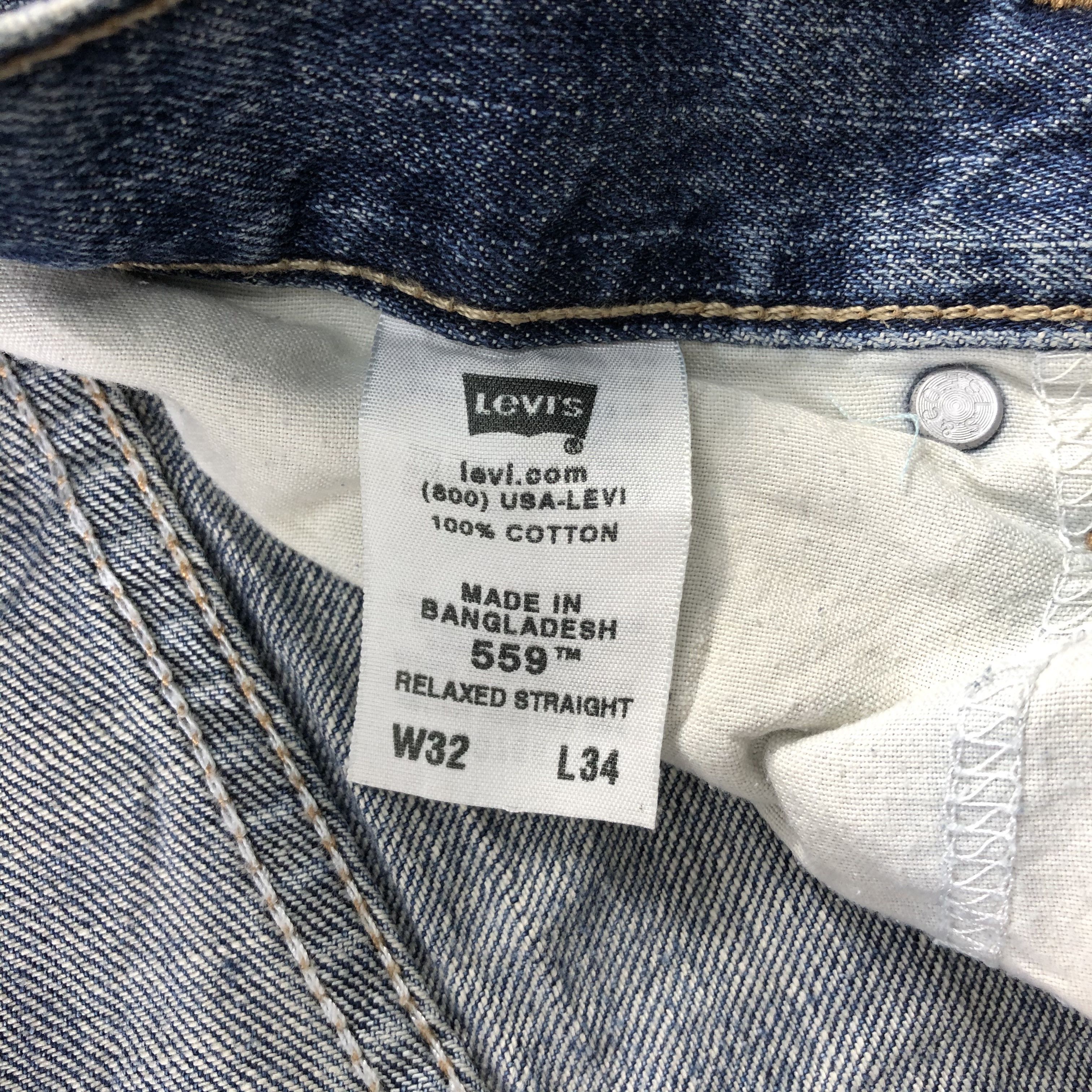 Levi's Vintage Levis 559 Jeans Relaxed Straight Denim KJ570 Size US 32 / EU 48 - 9 Thumbnail